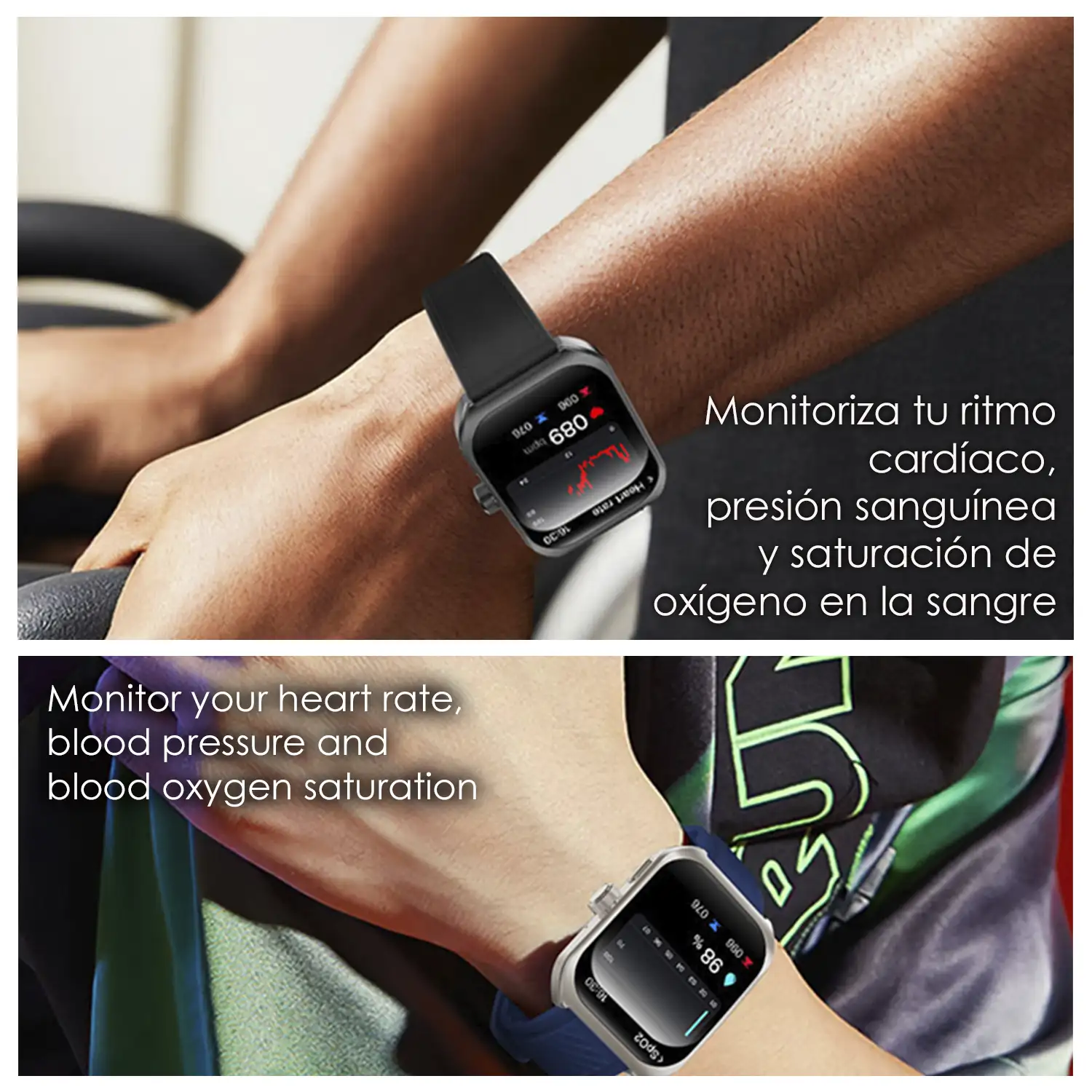 Smartwatch Z88 Pro doble pulsera. Funciones outdoor, llamadas BT, notificaciones push. Funciones deportivas + salud.