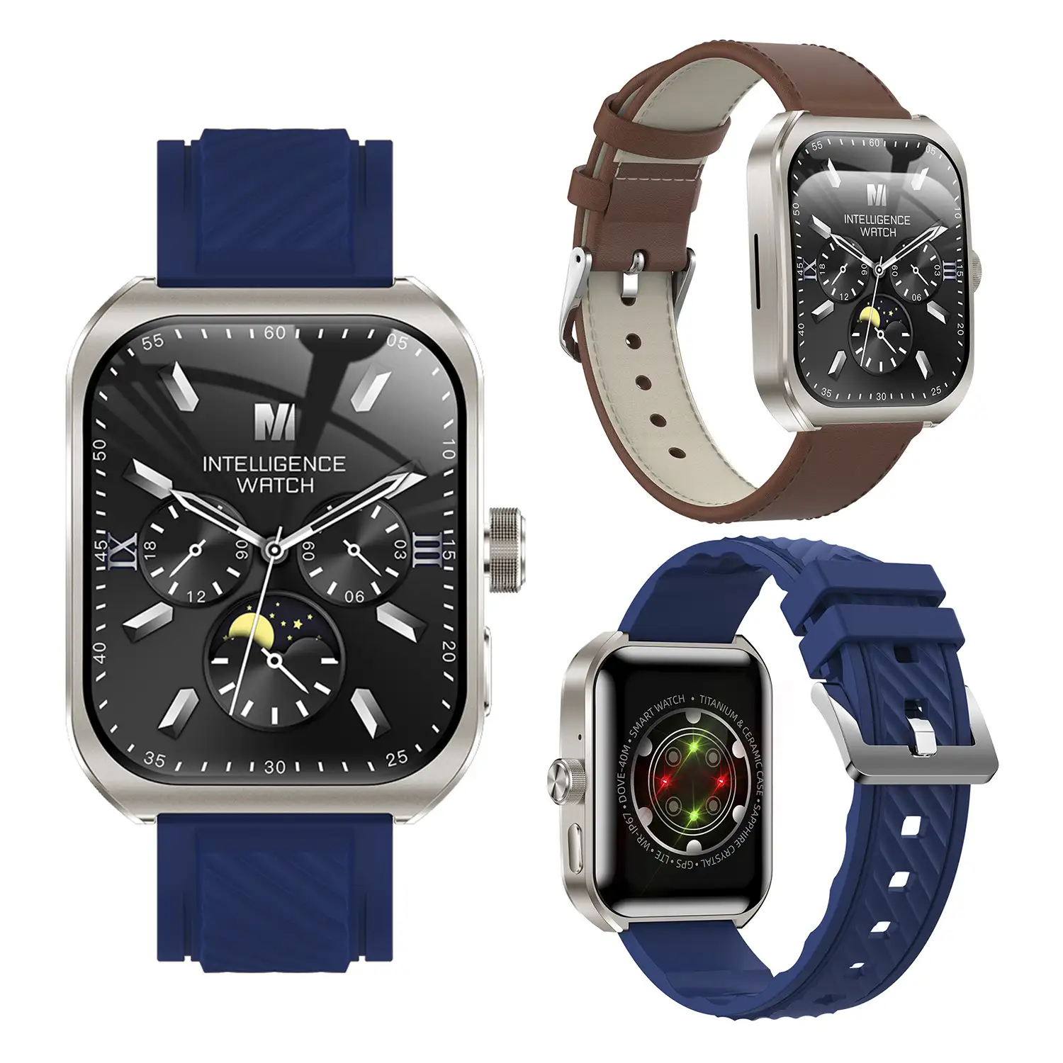 Smartwatch Z88 Pro doble pulsera. Funciones outdoor, llamadas BT, notificaciones push. Funciones deportivas + salud.