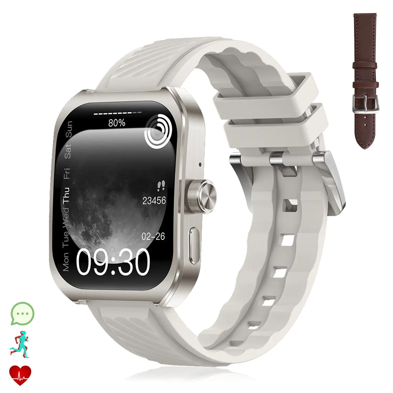 Smartwatch Z88 Pro doble pulsera. Funciones outdoor, llamadas BT, notificaciones push. Funciones deportivas + salud.