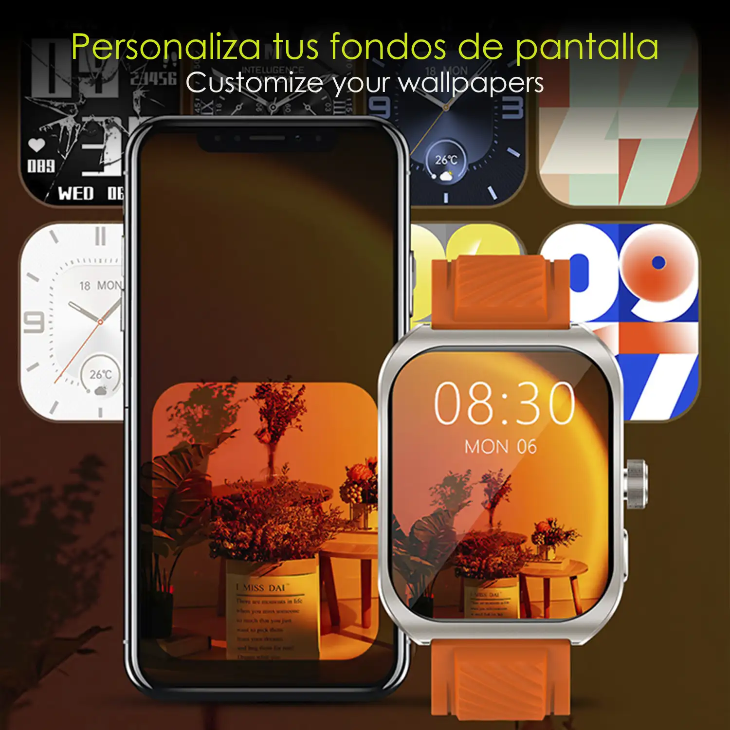 Smartwatch Z88 Pro doble pulsera. Funciones outdoor, llamadas BT, notificaciones push. Funciones deportivas + salud.