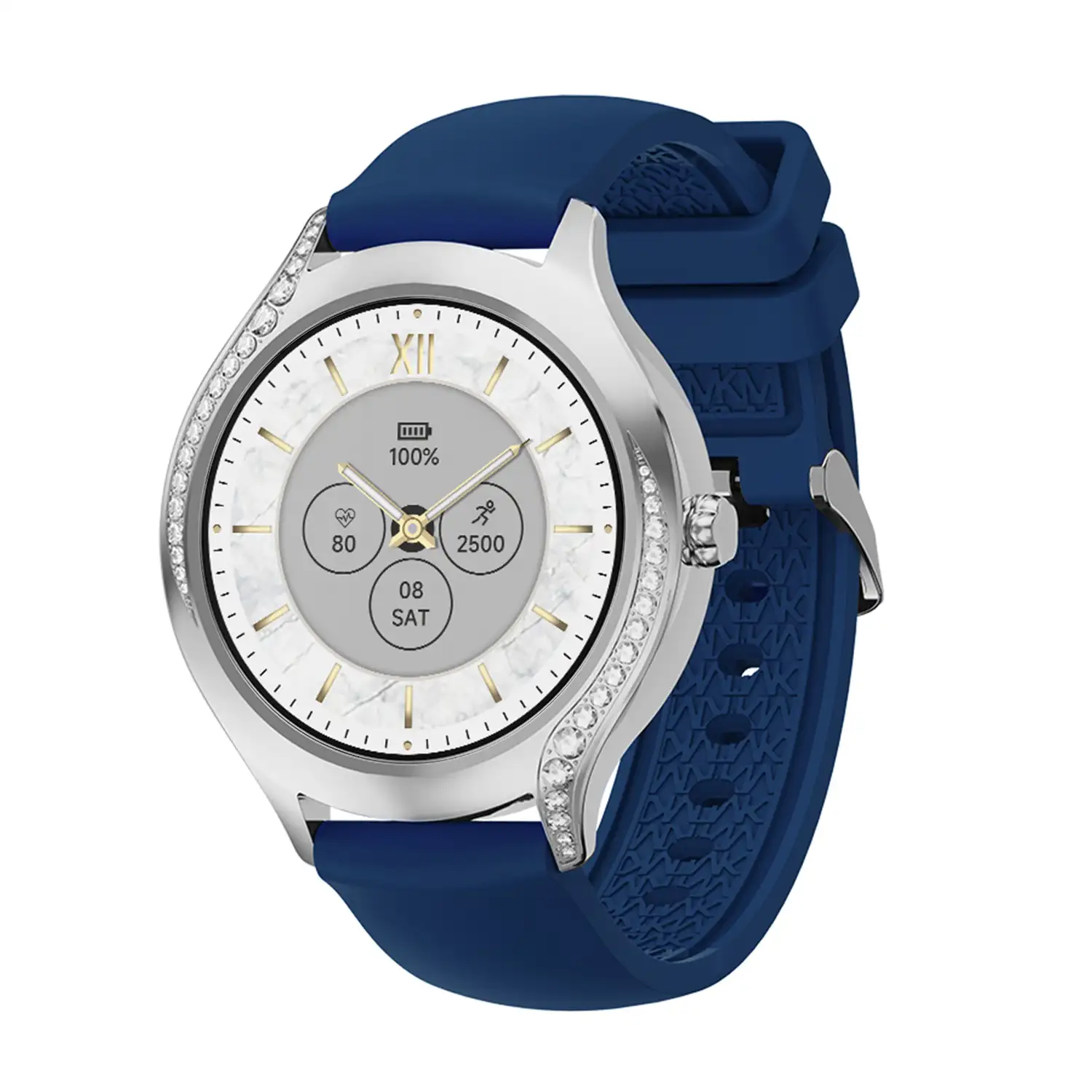 Smartwatch T214 compacto y elegante. Llamadas BT, notificaciones push. Monitor de salud, ciclos femeninos. Modos deportivos.