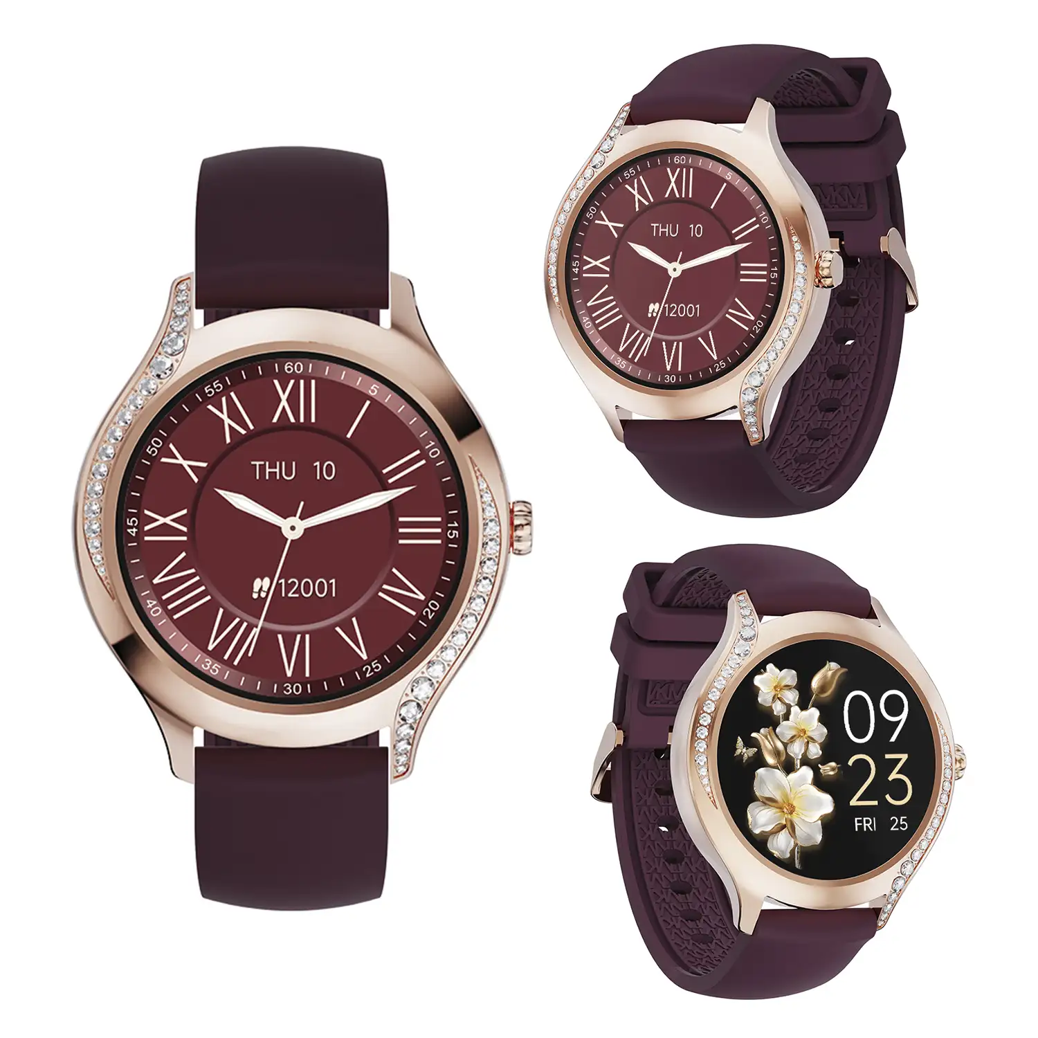 Smartwatch T214 compacto y elegante. Llamadas BT, notificaciones push. Monitor de salud, ciclos femeninos. Modos deportivos.