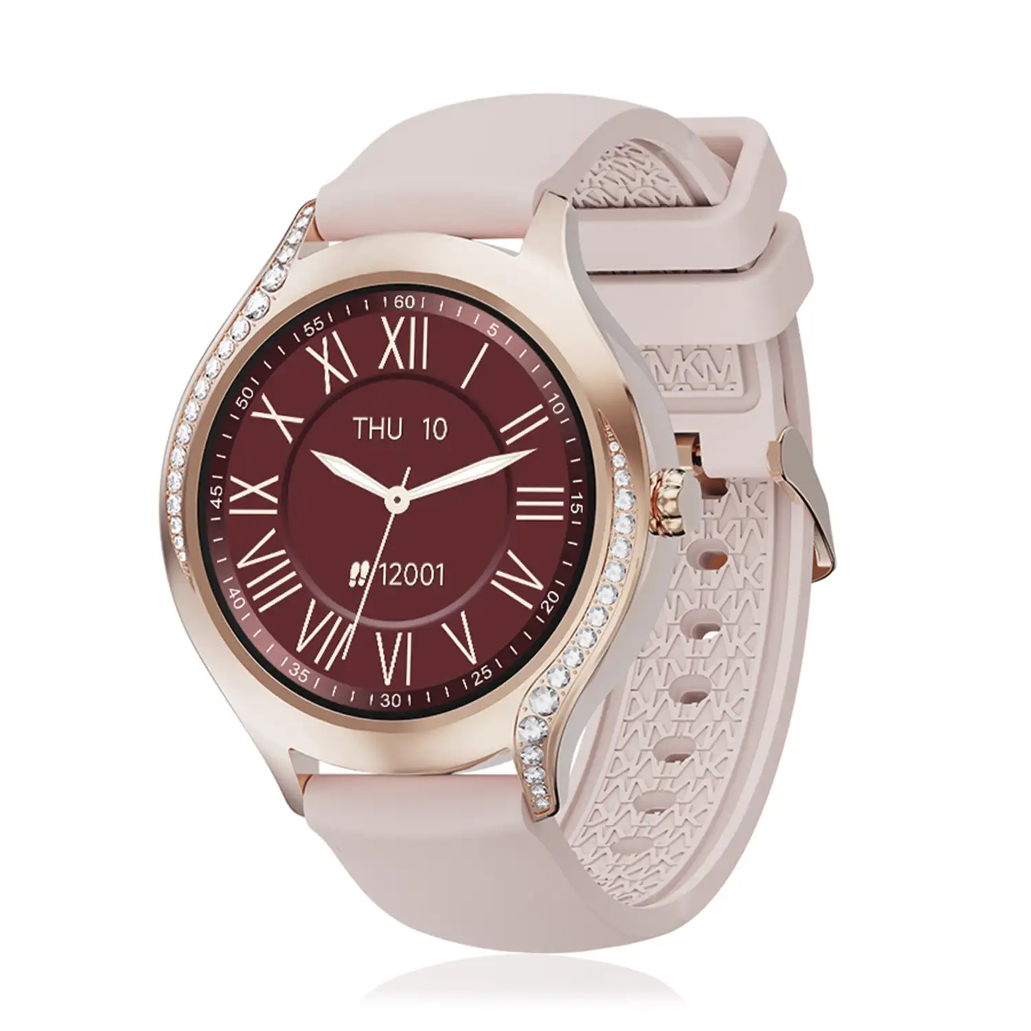 Smartwatch T214 compacto y elegante. Llamadas BT, notificaciones push. Monitor de salud, ciclos femeninos. Modos deportivos.