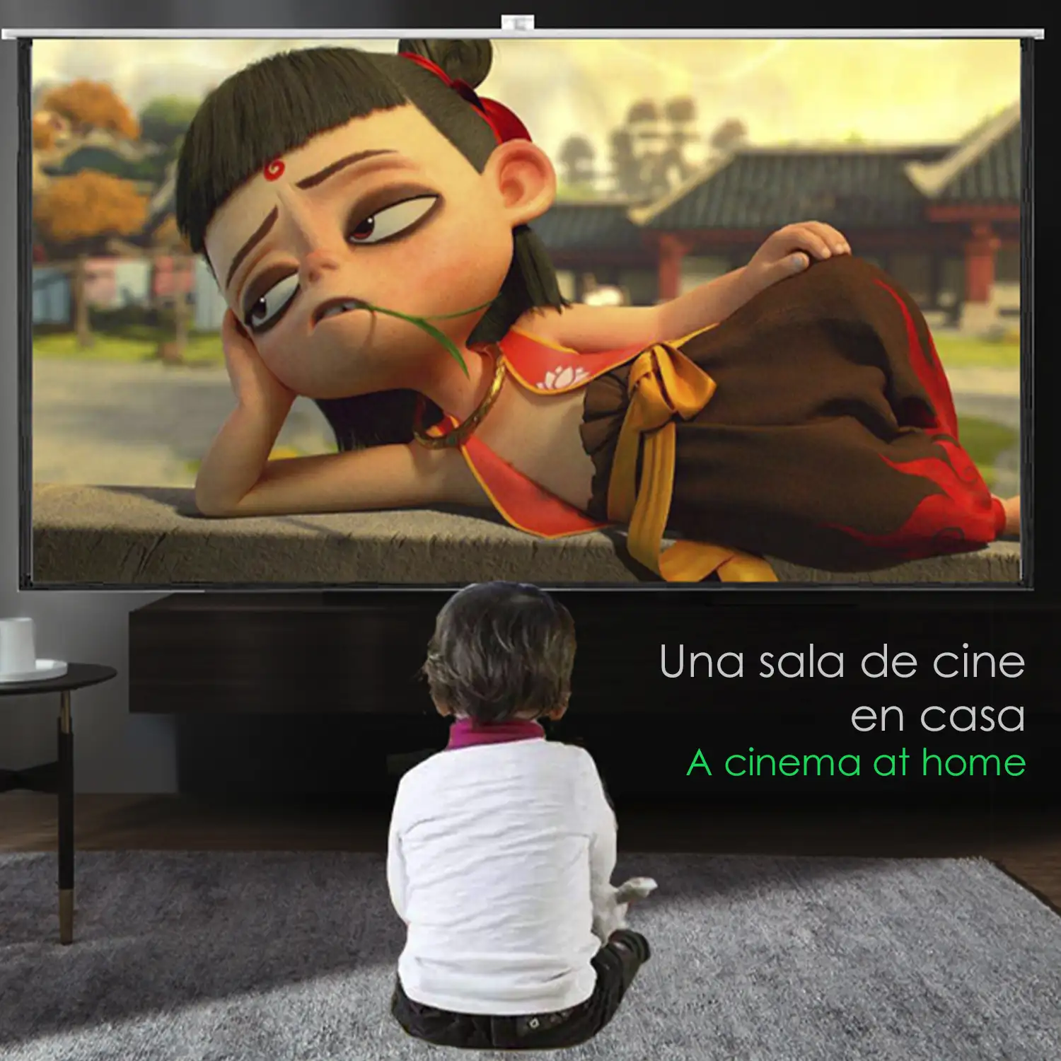 Mini video proyector LED portátil S280, DLP. HD 720P. Android 9.0, WiFi, panel táctil. Batería recargable. Duplicación pantalla. Netflix, Youtube, etc.