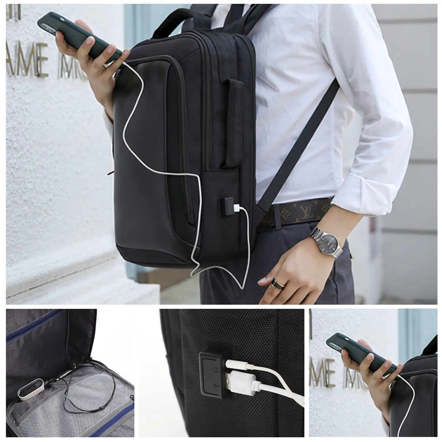 Mochila multi compartimento porta Laptop 15,6
