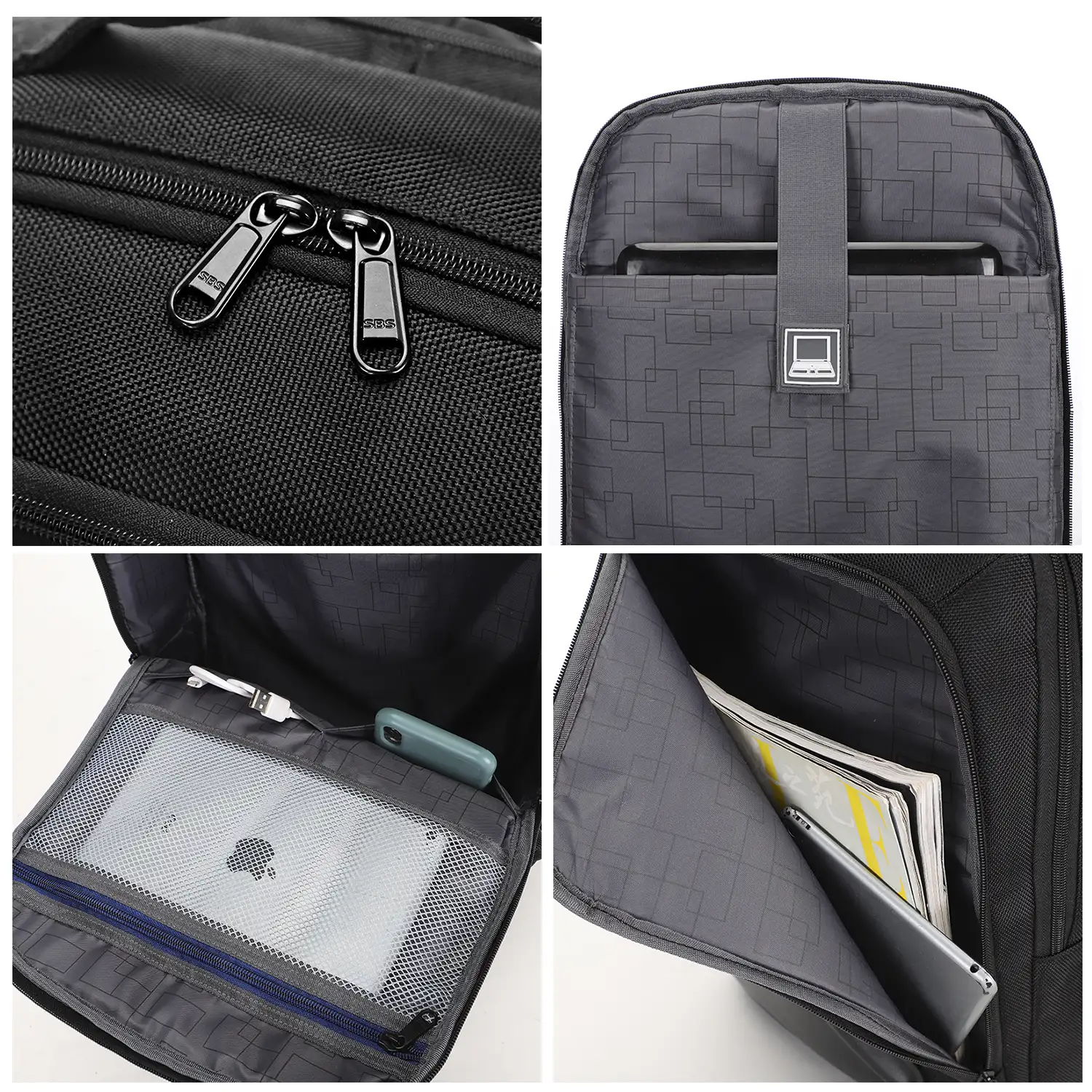 Mochila multi compartimento porta Laptop 15,6