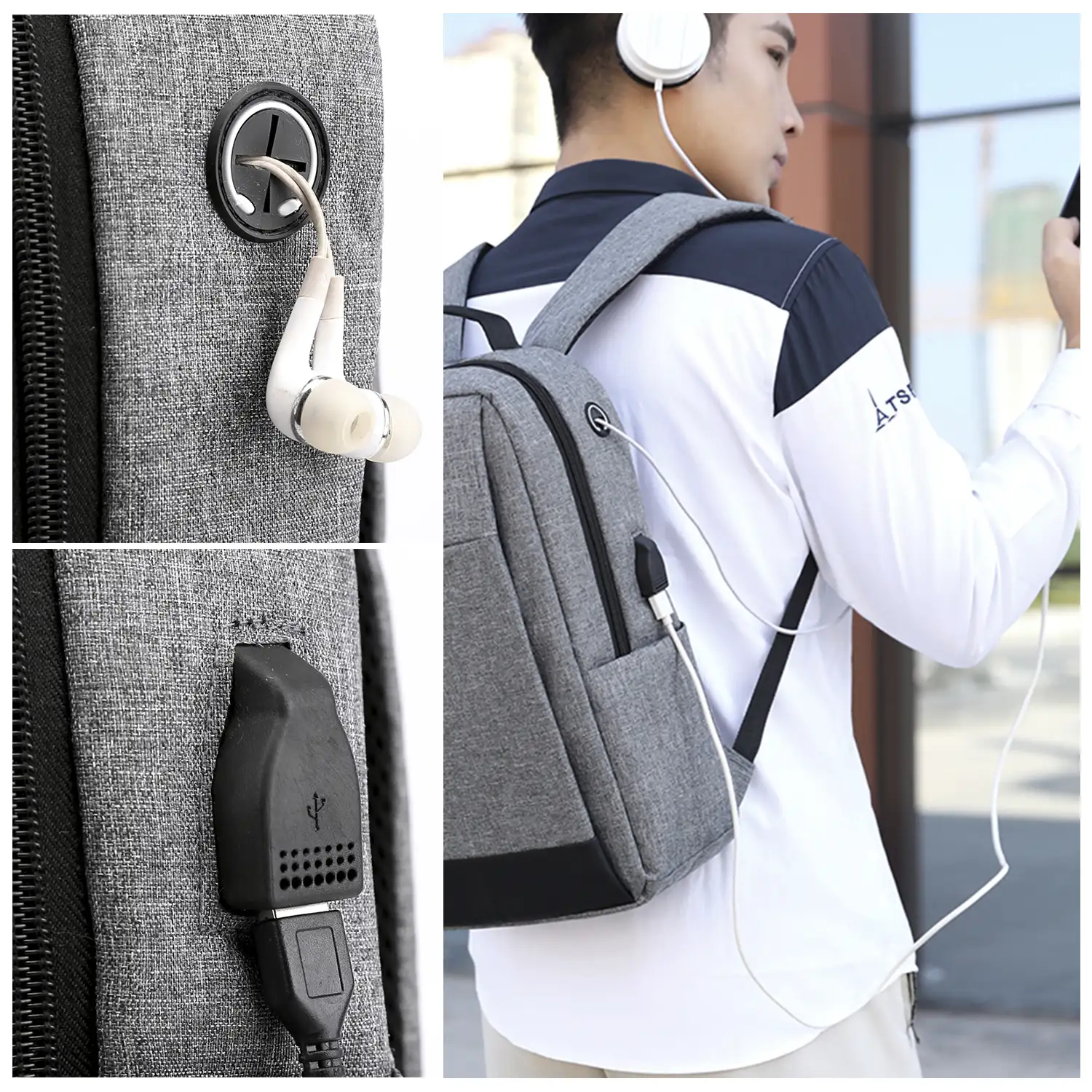 Mochila multi compartimento porta Laptop 15,6