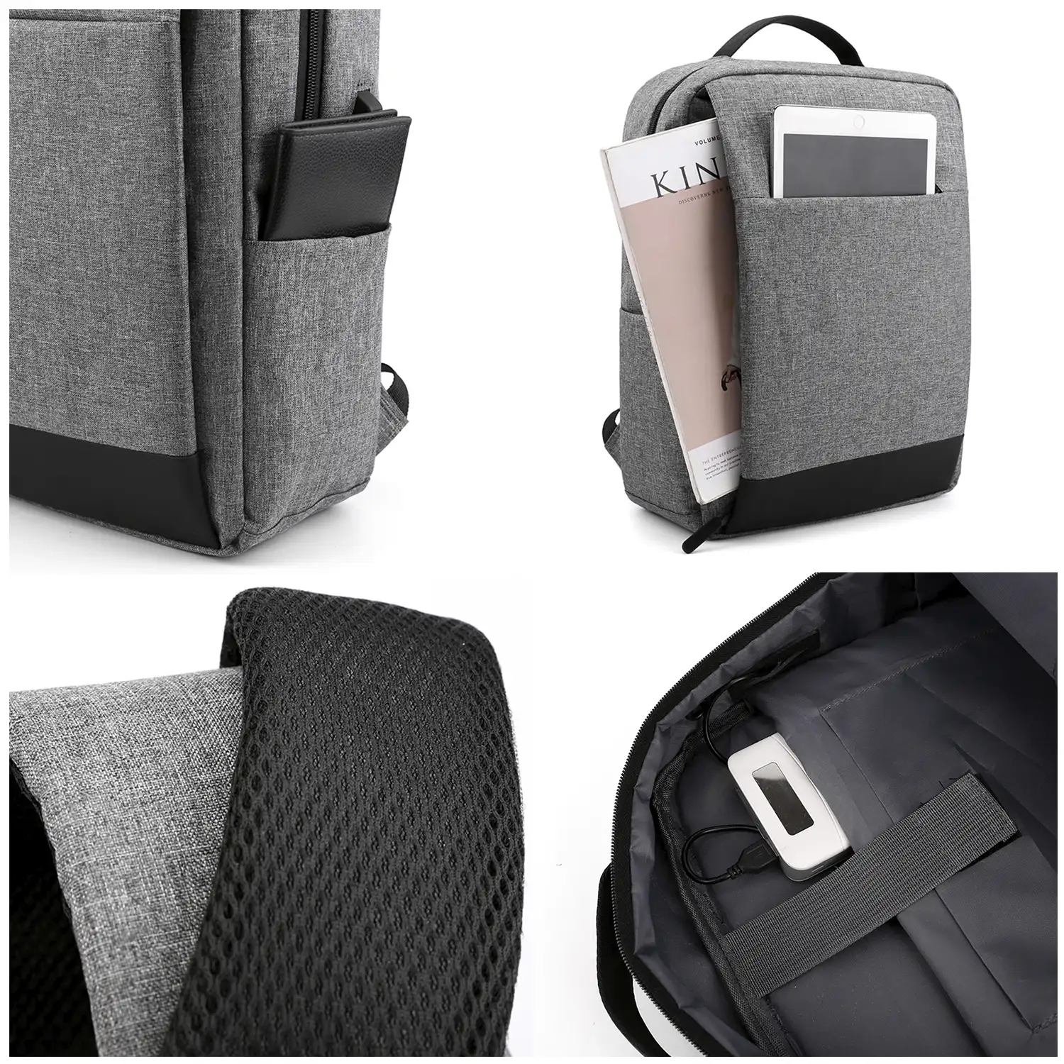 Mochila multi compartimento porta Laptop 15,6