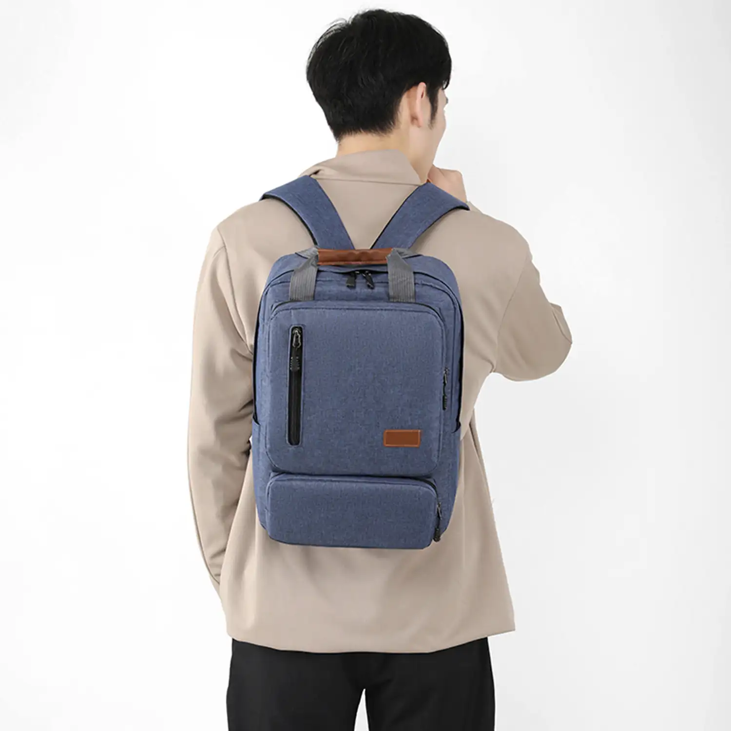 Conjunto mochila multi compartimento, porta Laptop 15,6