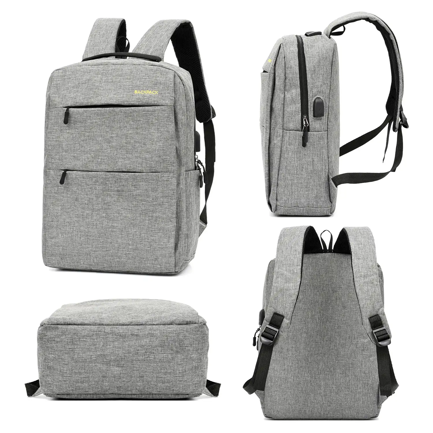 Conjunto mochila multi compartimento, porta Laptop 15,6