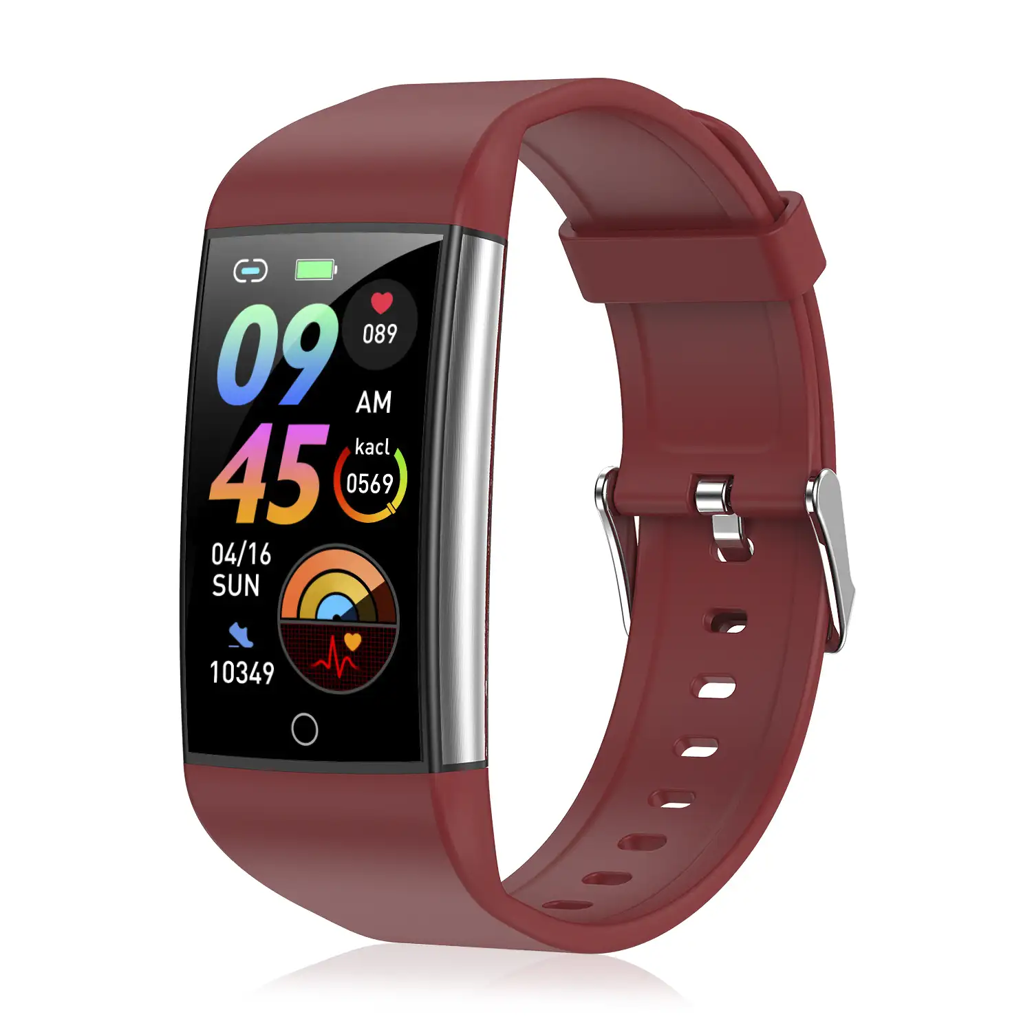 Brazalete inteligente TK76. Terapia de moxibustión magnética. Monitor de ácido úrico, lípidos en sangre, grasa corporal, glucosa en sangre.