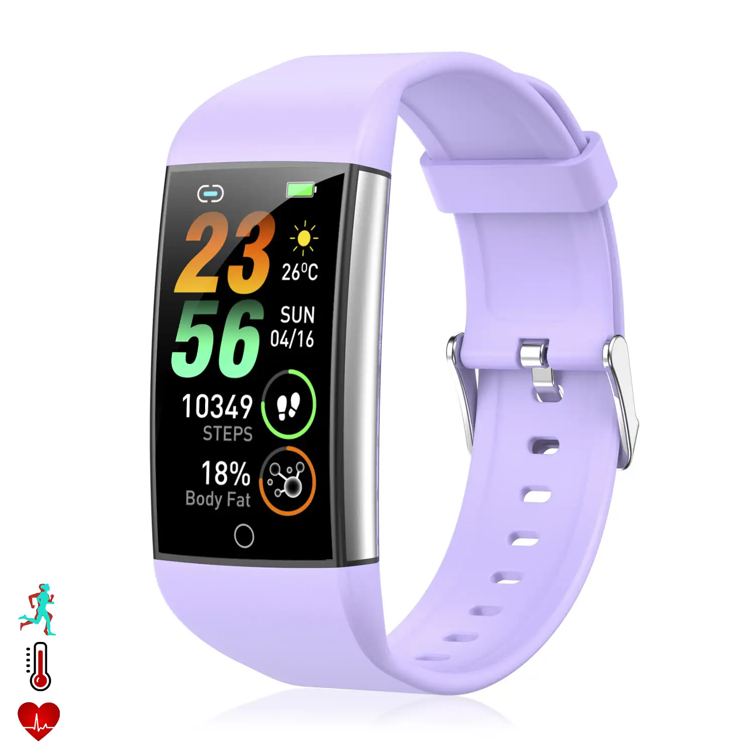 Brazalete inteligente TK76. Terapia de moxibustión magnética. Monitor de ácido úrico, lípidos en sangre, grasa corporal, glucosa en sangre.
