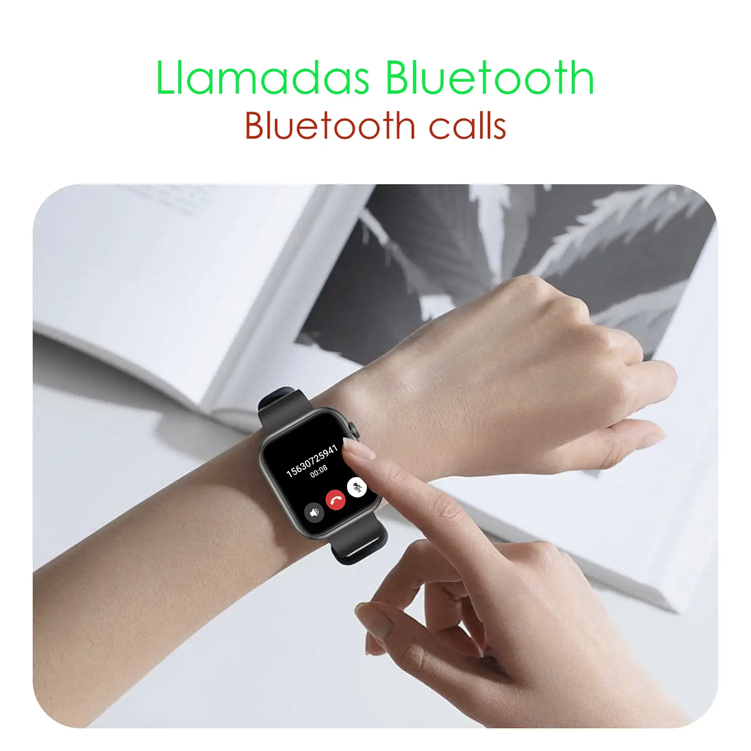 Smartwatch QX7 Pro. Llamadas Bluetooth, más de 100 modos deportivos. Monitor cardiaco, O2, glucosa y de tensión.