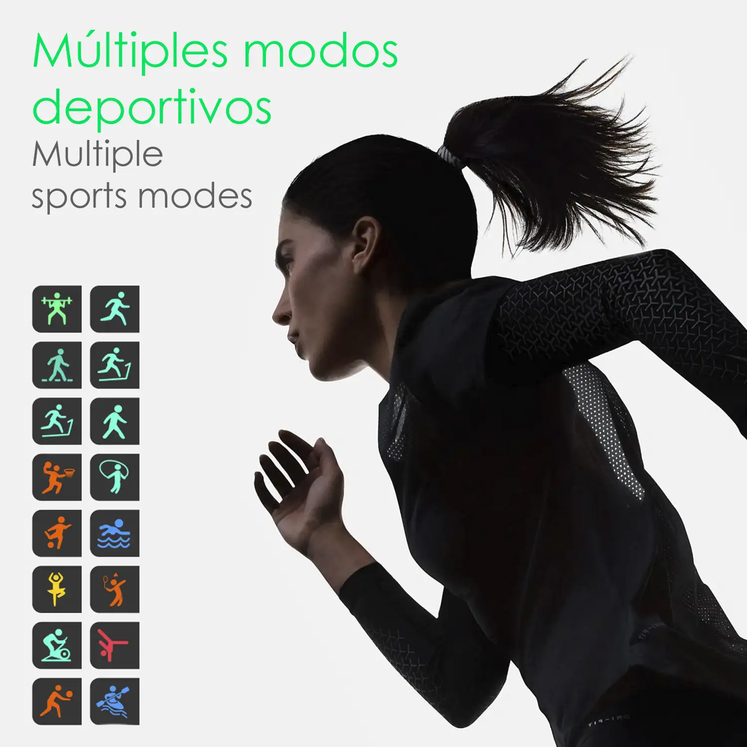 Smartwatch QX7 Pro. Llamadas Bluetooth, más de 100 modos deportivos. Monitor cardiaco, O2, glucosa y de tensión.