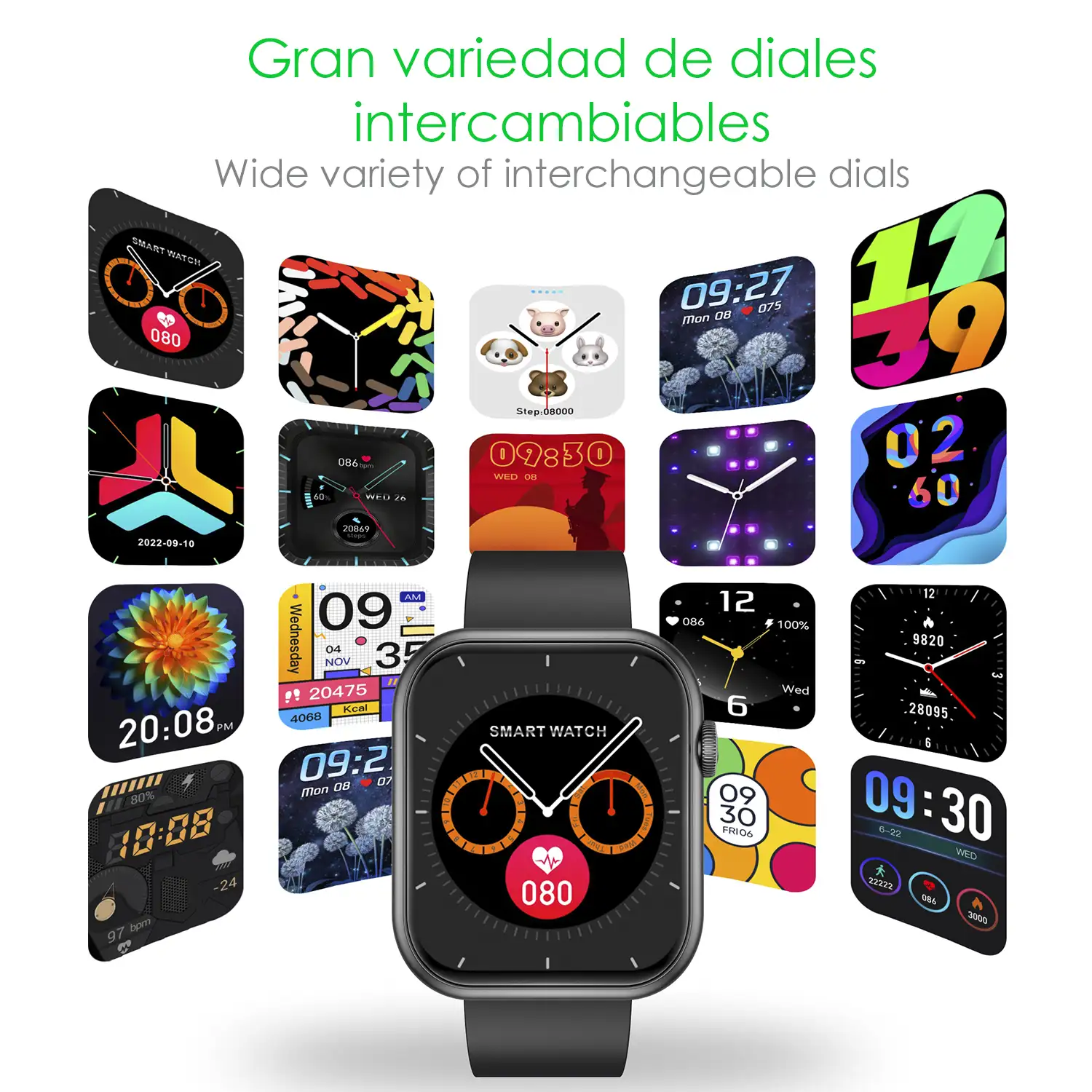 Smartwatch QX7 Pro. Llamadas Bluetooth, más de 100 modos deportivos. Monitor cardiaco, O2, glucosa y de tensión.