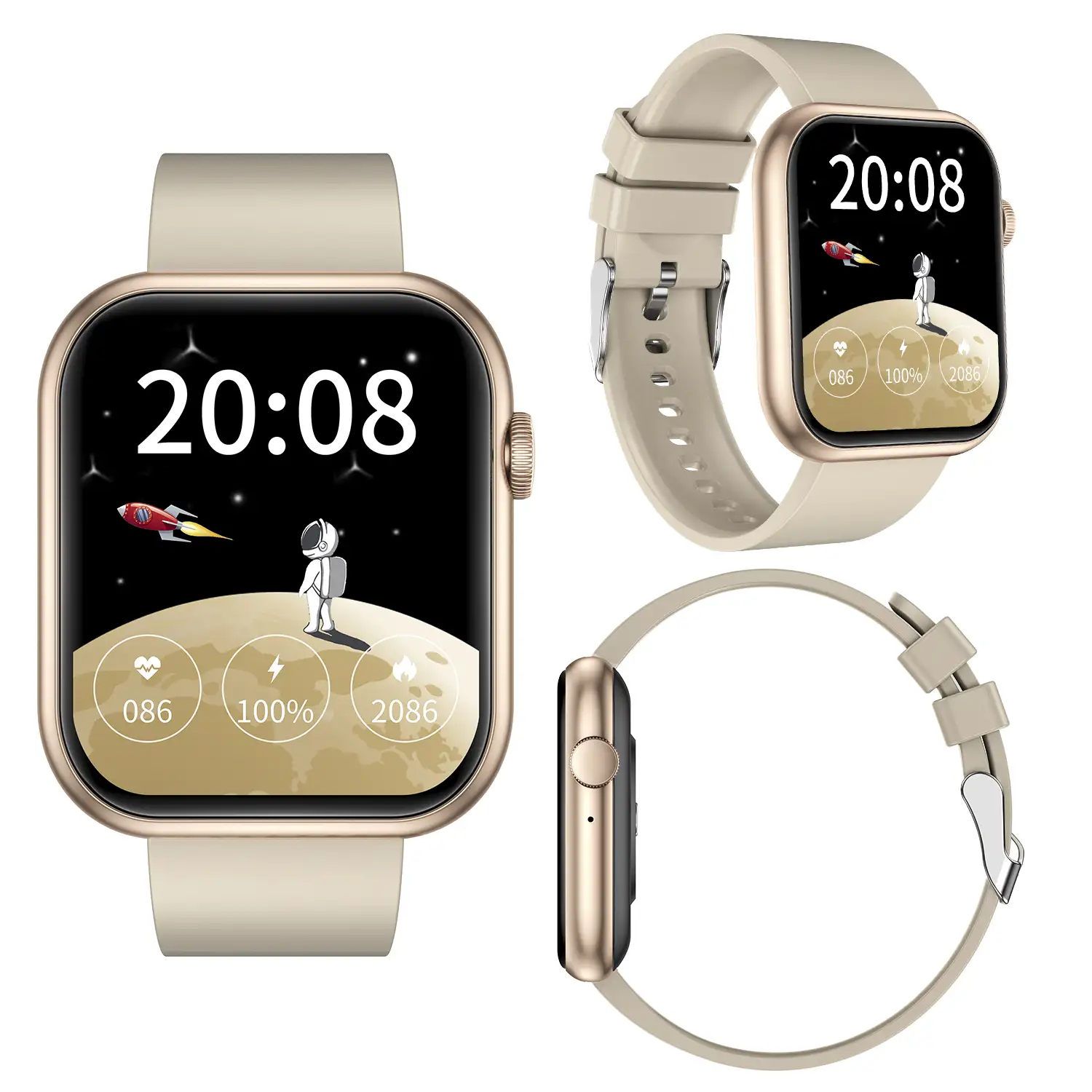 Smartwatch QX7 Pro. Llamadas Bluetooth, más de 100 modos deportivos. Monitor cardiaco, O2, glucosa y de tensión.