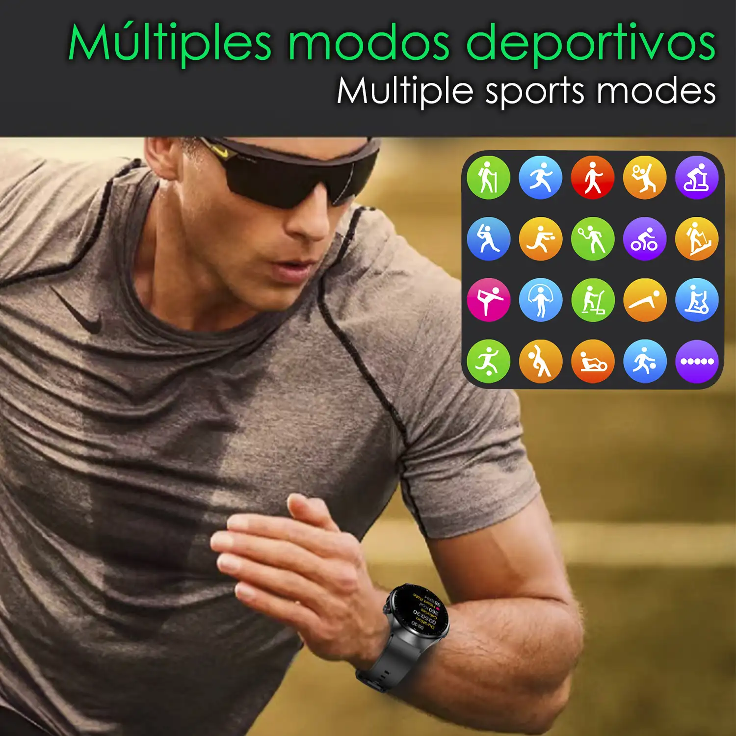 Smartwatch TK25. ECG , glucosa en sangre, ácido úrico y lípidos, IMC grasa corporal, temperatura, O2 y tensión.
