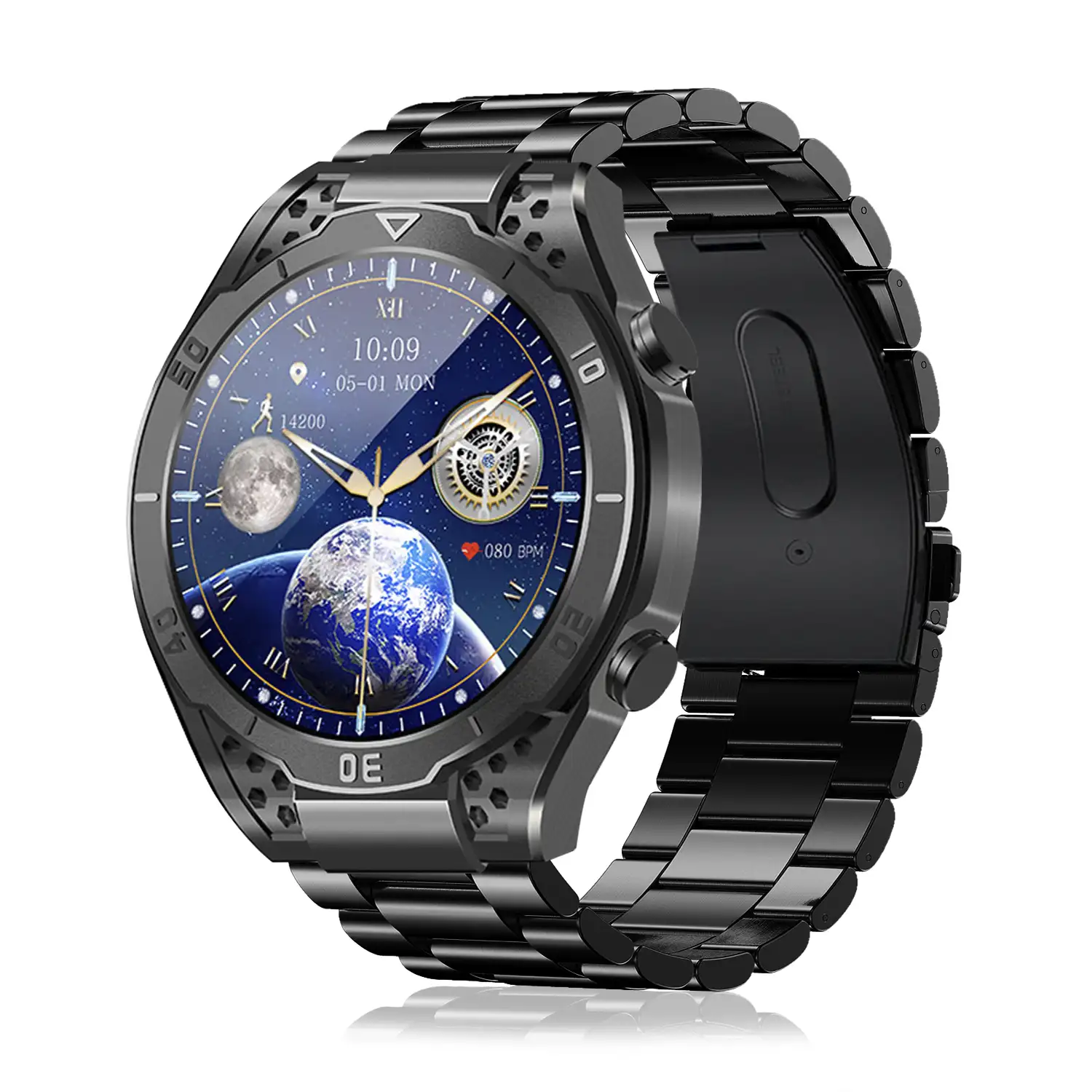 Smartwatch JA01. Monitor de ácido úrico y lípidos, control de glucosa en sangre, electrocardiograma ECG, composición corporal.