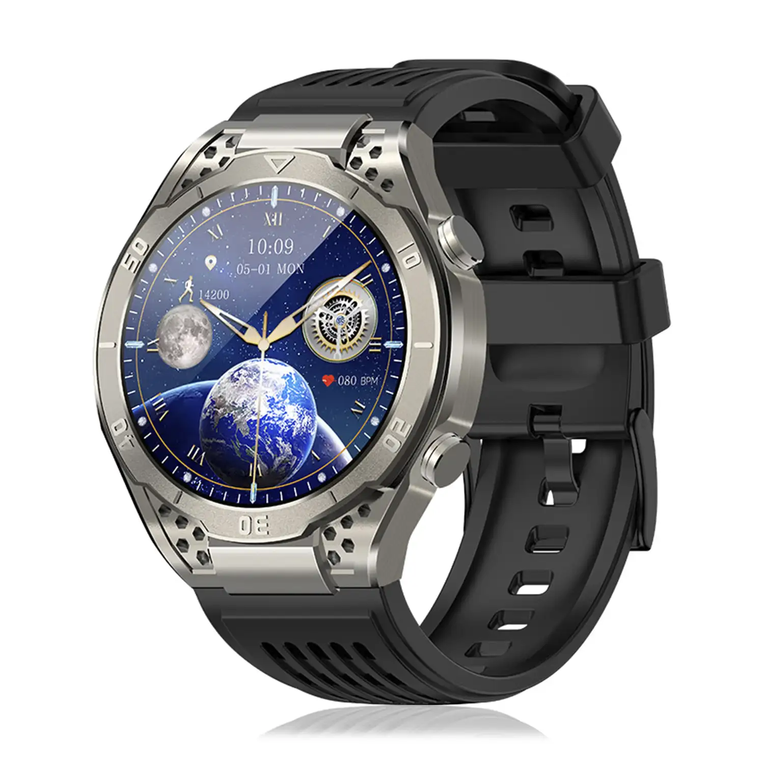 Smartwatch JA01. Monitor de ácido úrico y lípidos, control de glucosa en sangre, electrocardiograma ECG, composición corporal.