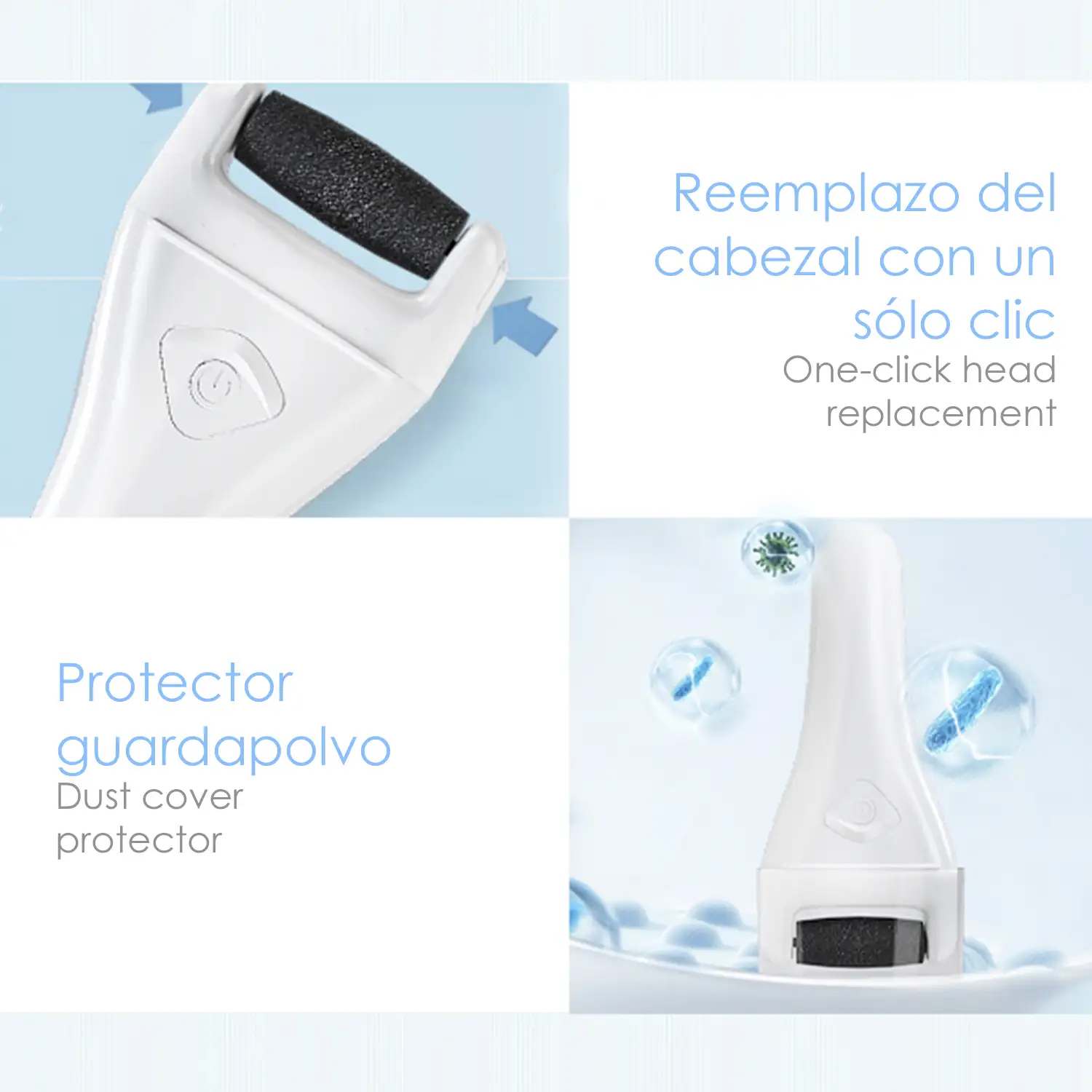 Lima electrónica para pies, pedicura avanzada.