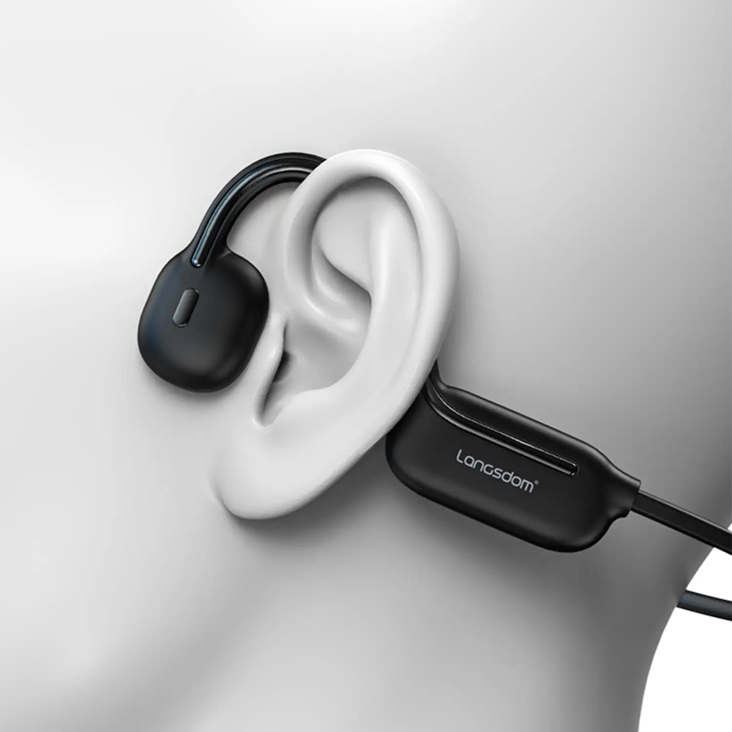 Auriculares deportivos por conducción ósea, 32GB memoria interna, BT 5.3, IPX8. Maxima comodidad, alta calidad de sonido.