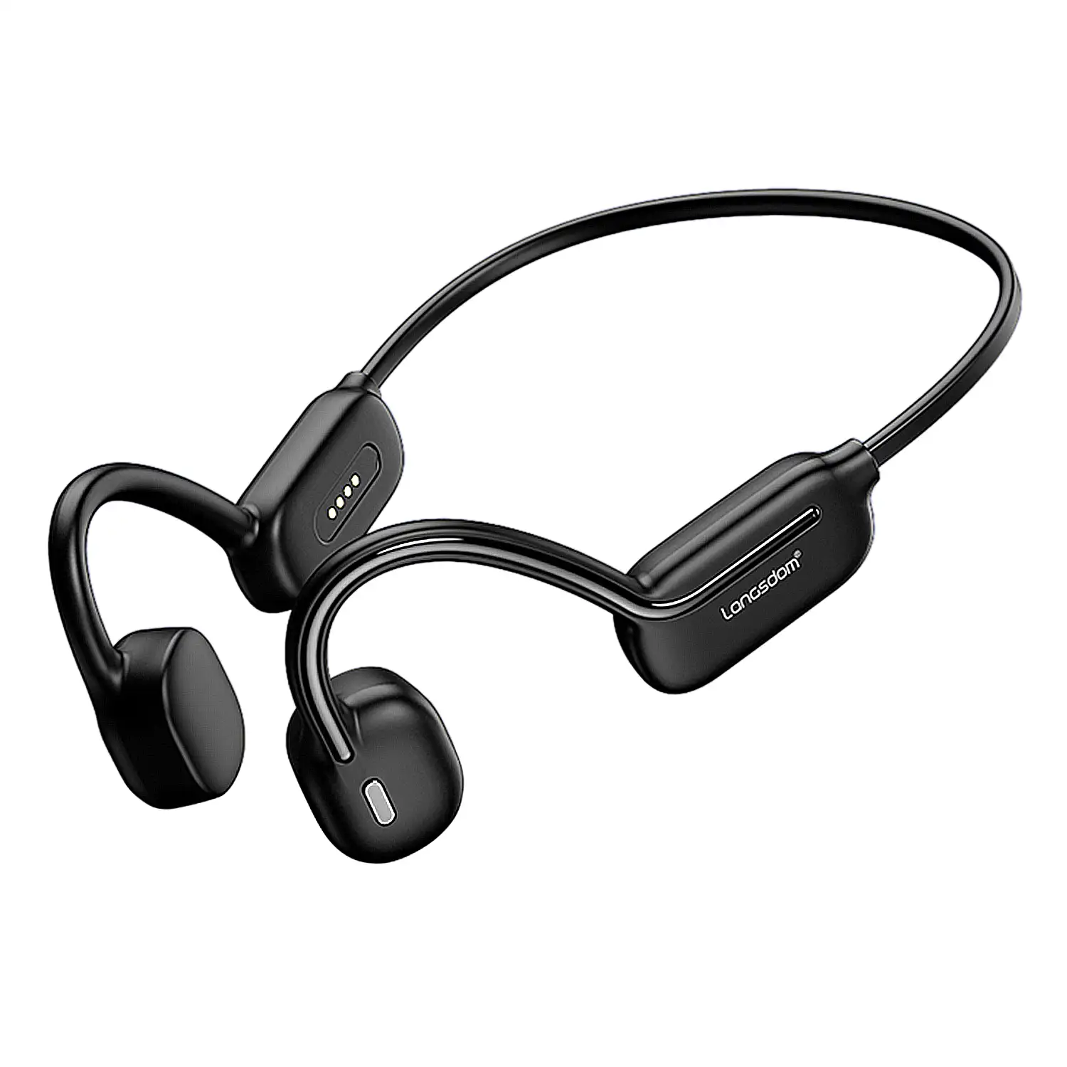 Auriculares deportivos por conducción ósea, 32GB memoria interna, BT 5.3, IPX8. Maxima comodidad, alta calidad de sonido.