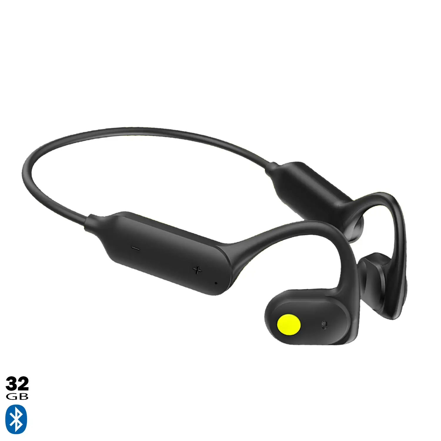 Auriculares deportivos por conducción ósea, Bluetooth 5.3, 32GB de memoria. Máxima comodidad, alta calidad de sonido.