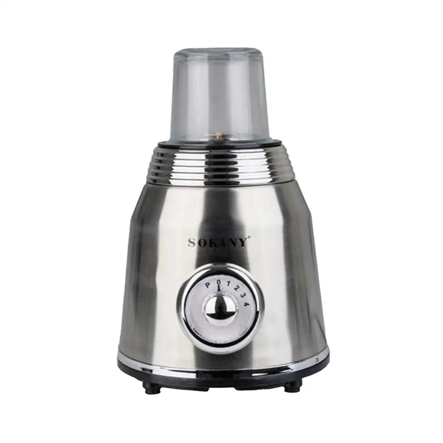 Batidora multifunción 2en1 jarra cristal 1.5l y vaso molinillo de café. Cuchillas y cuerpo de acero, 3 velocidades, 450w.