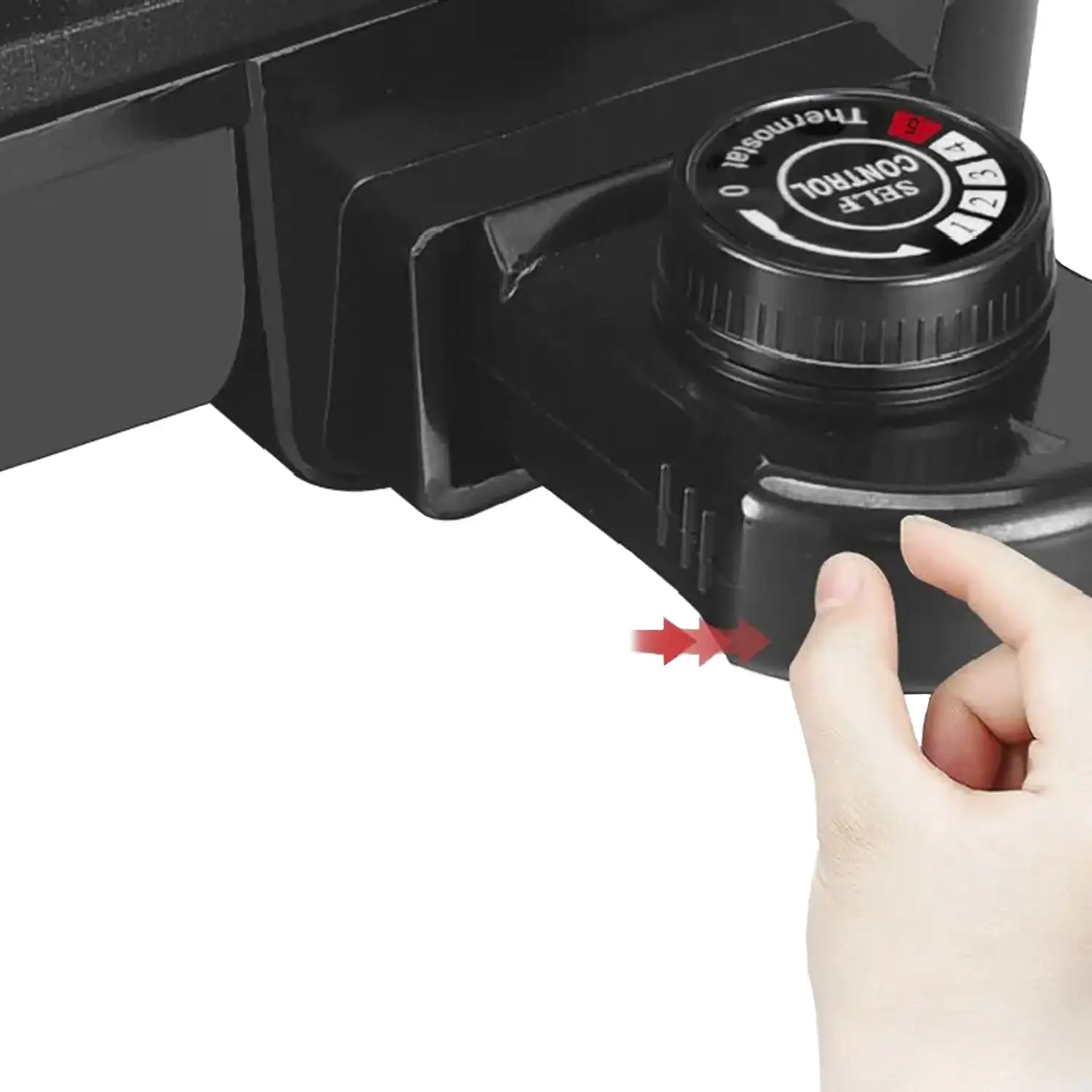 Hot pot con grill antiadherente y multifunción eléctrica 1350w.