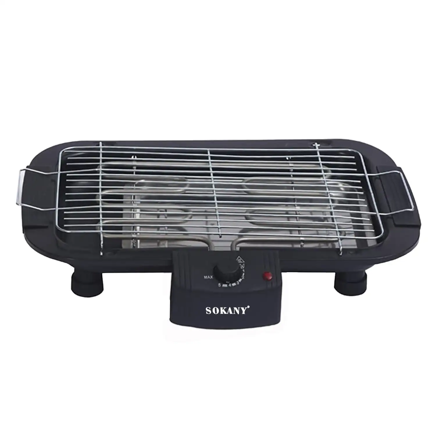 Barbacoa eléctrica de 2000W. Ajustable a 3 alturas.