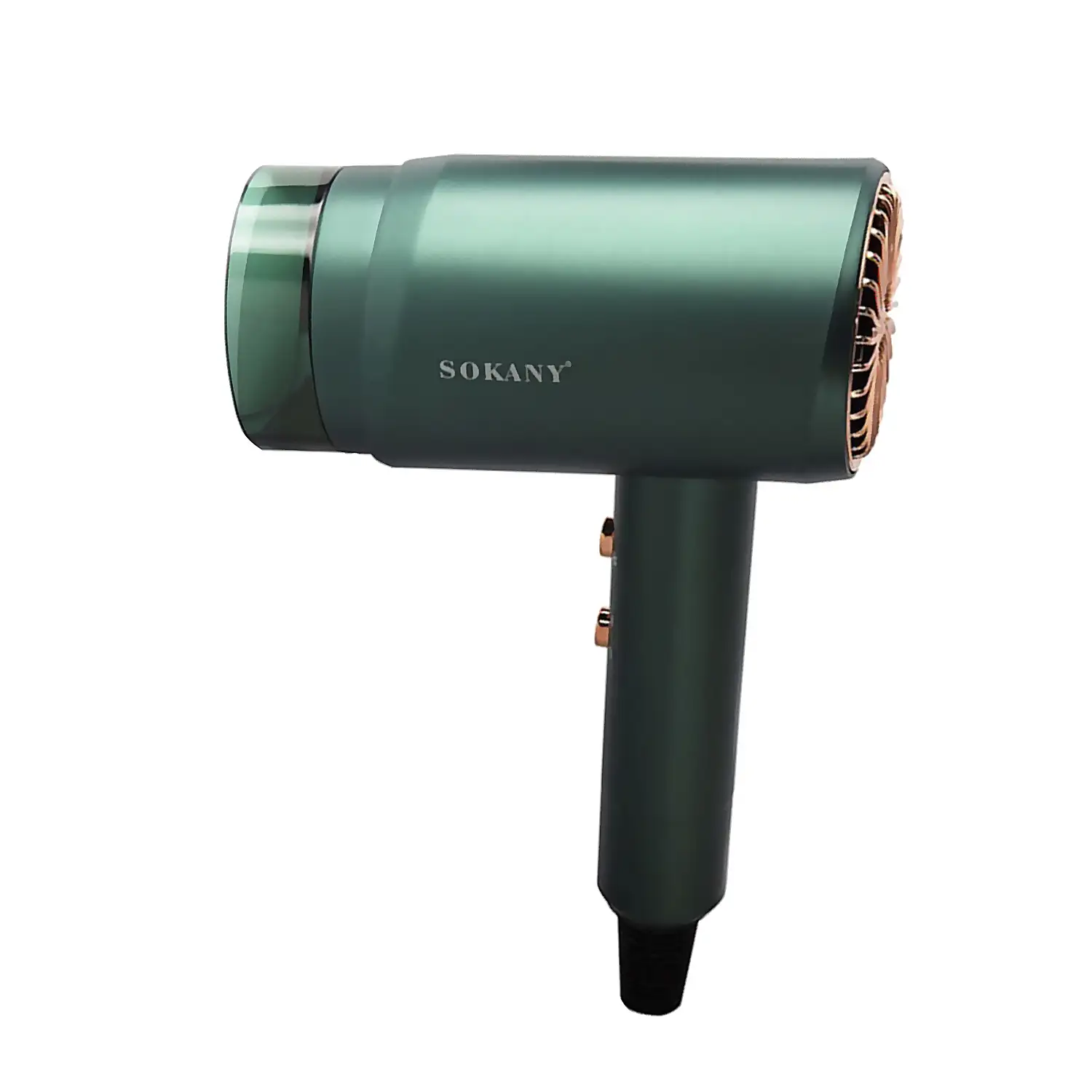 Secador de pelo profesional 1600w, 2 velocidad/temperatura. Iones negativos