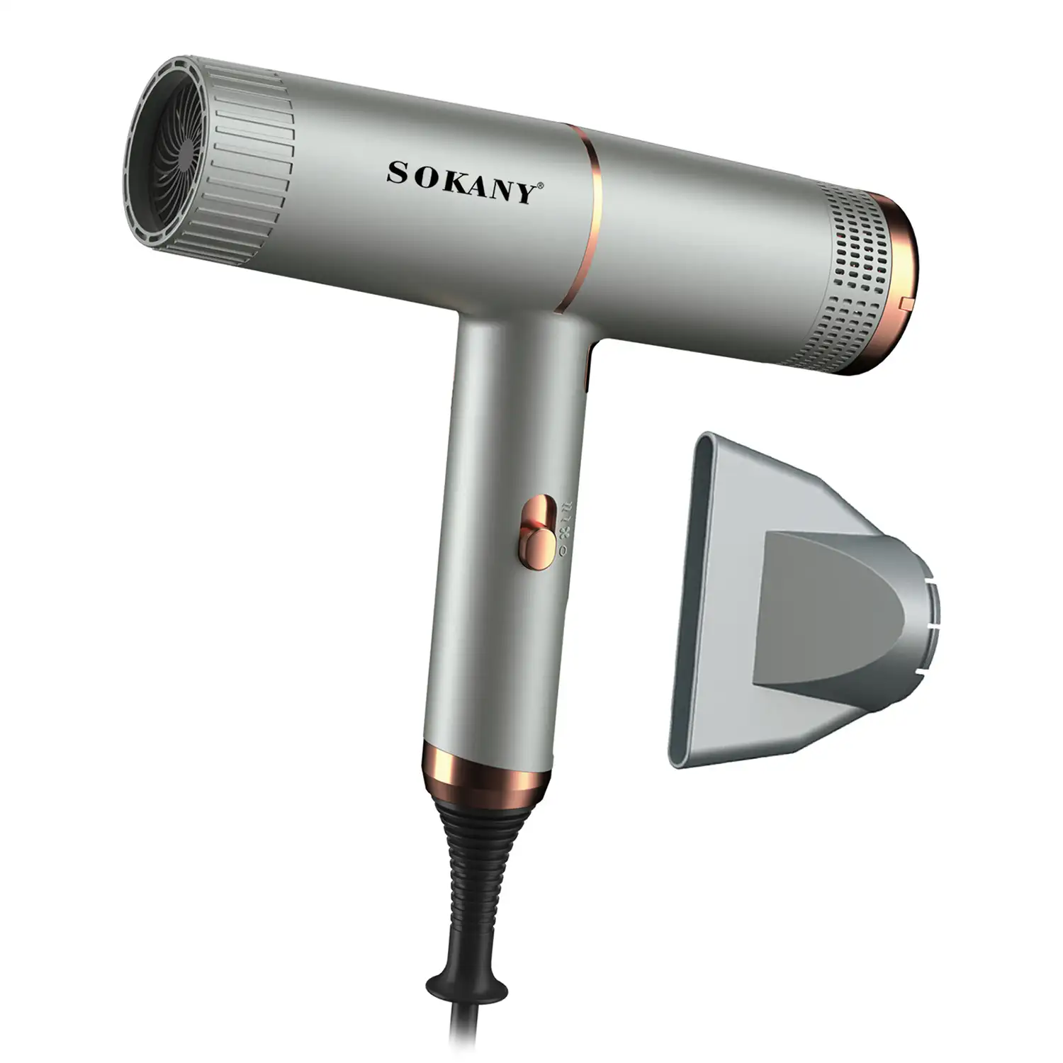 Secador de pelo profesional 1600w. Diseño innovador mecánica de fluidos.