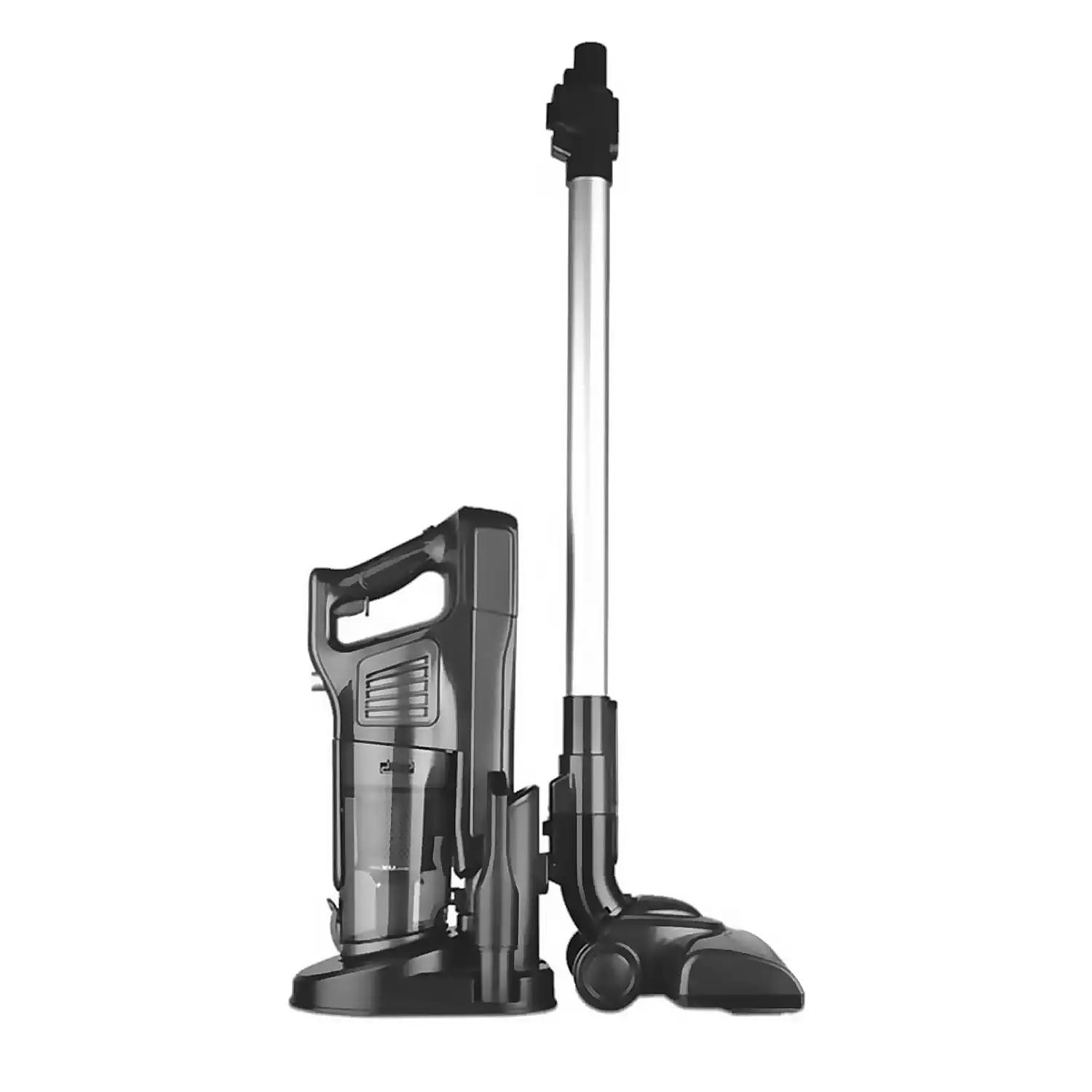 Escoba aspiradora sin cable 2000w, succión ciclónica, batería larga duración (hasta 40 min) Accesorios varios. Turbo cepillo 180 grados con iluminación led.