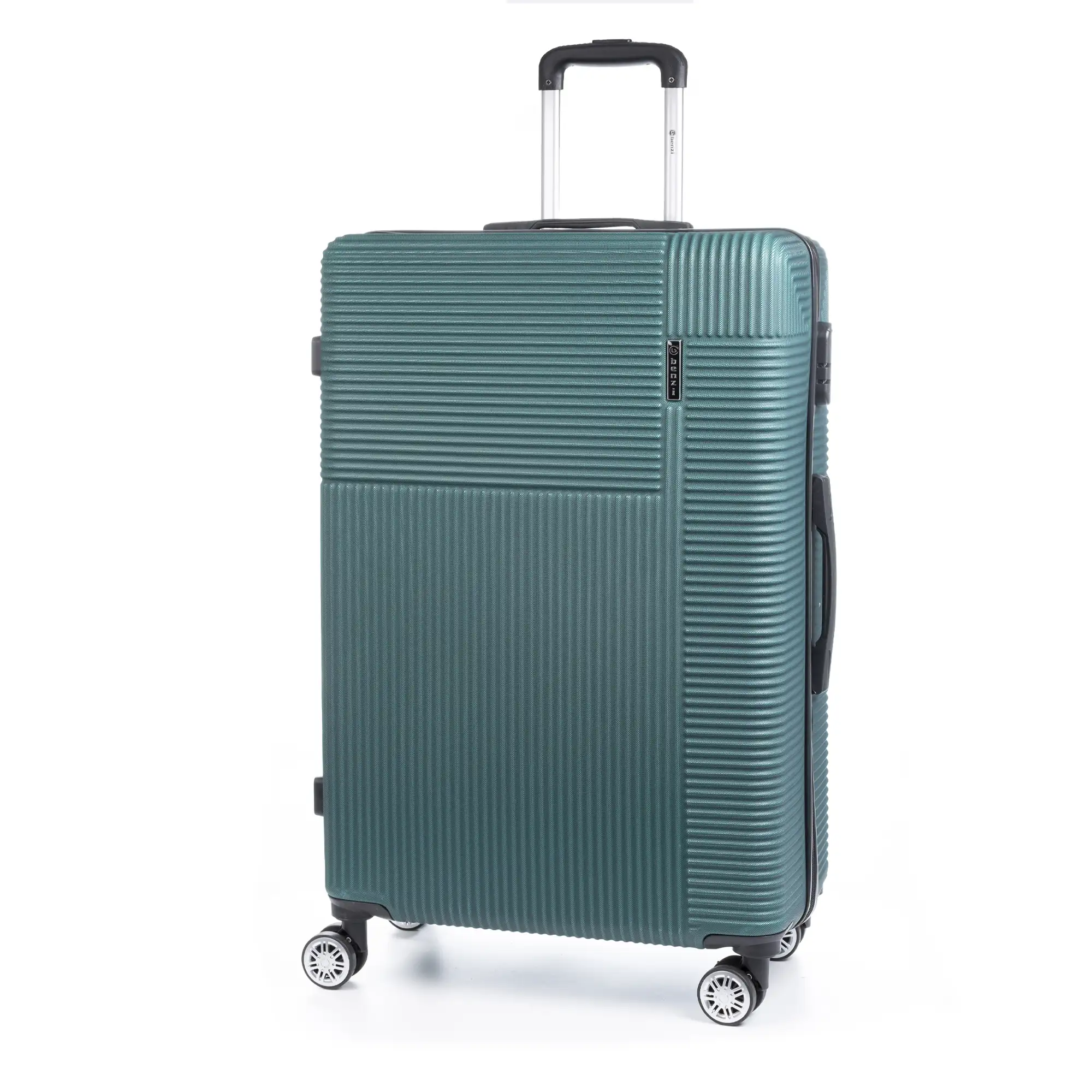 Maleta gran volumen trolley rígida ultraligera, de ABS de alta resistencia. Cerradura numérica, 4 ruedas dobles giratorias 360°.