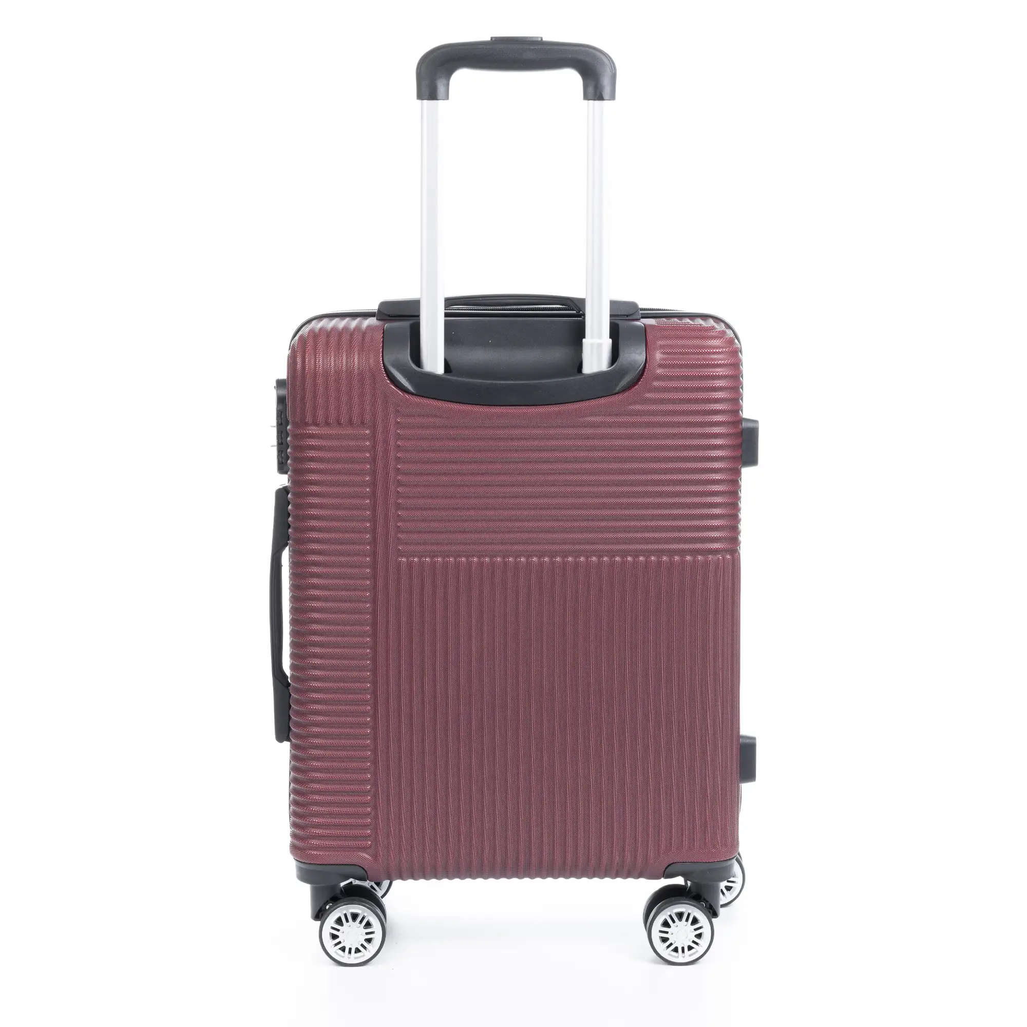 Maleta gran volumen trolley rígida ultraligera, de ABS de alta resistencia. Cerradura numérica, 4 ruedas dobles giratorias 360°.
