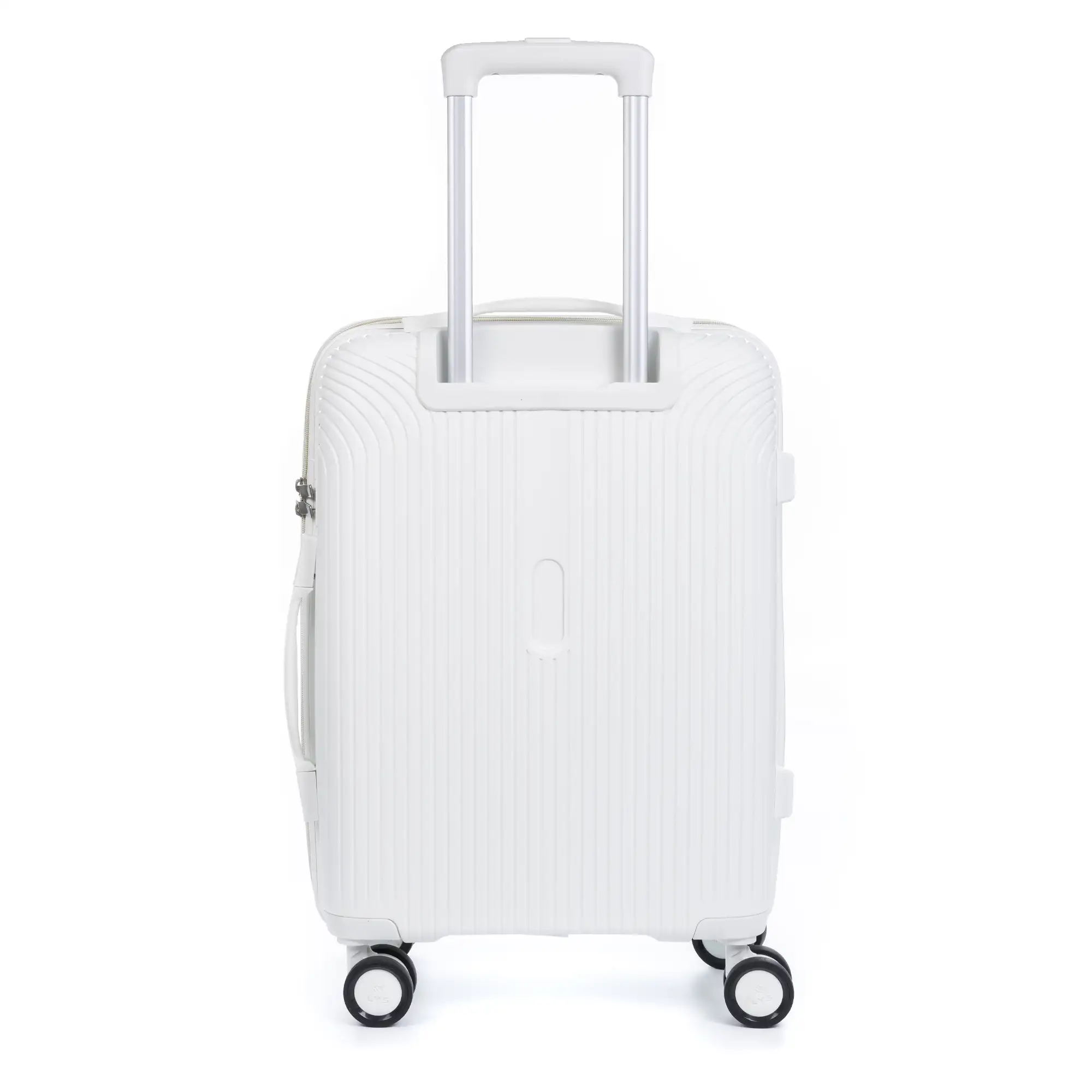 Maleta mediana trolley de PP resistente a la rotura. Cerradura TSA numérica, 4 ruedas dobles giratorias 360°.