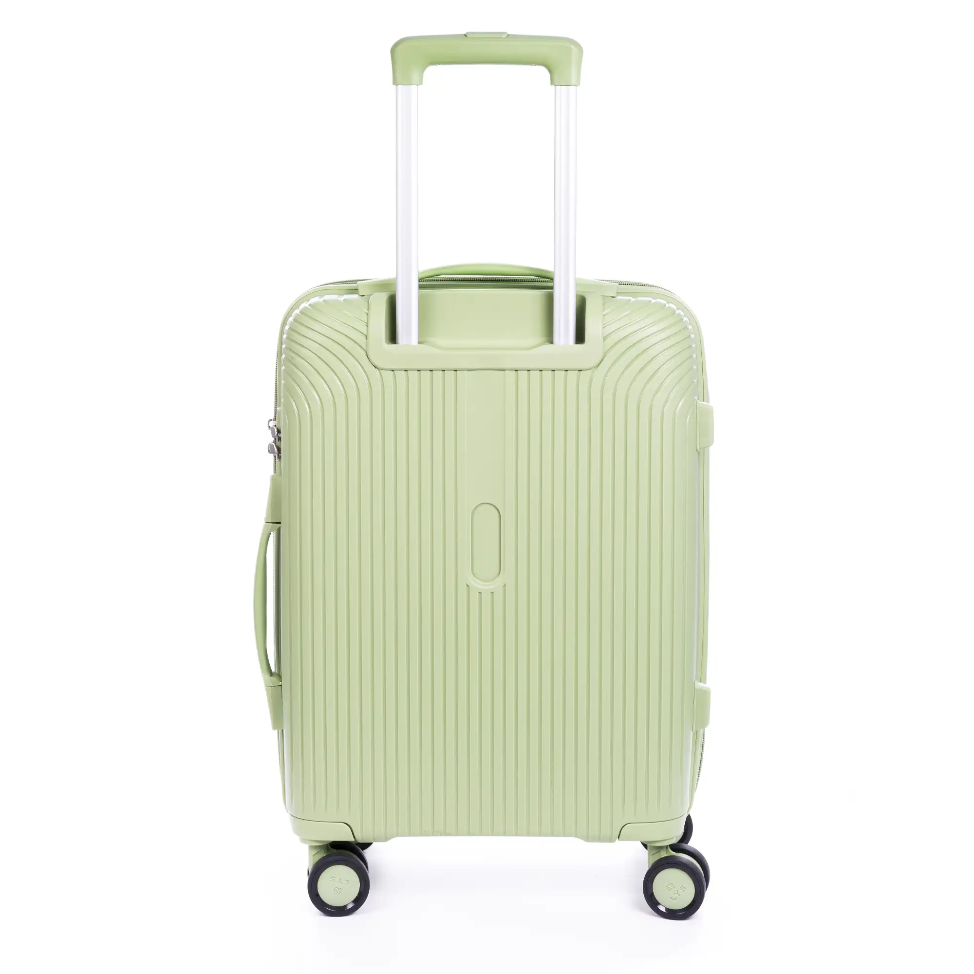 Maleta mediana trolley de PP resistente a la rotura. Cerradura TSA numérica, 4 ruedas dobles giratorias 360°.