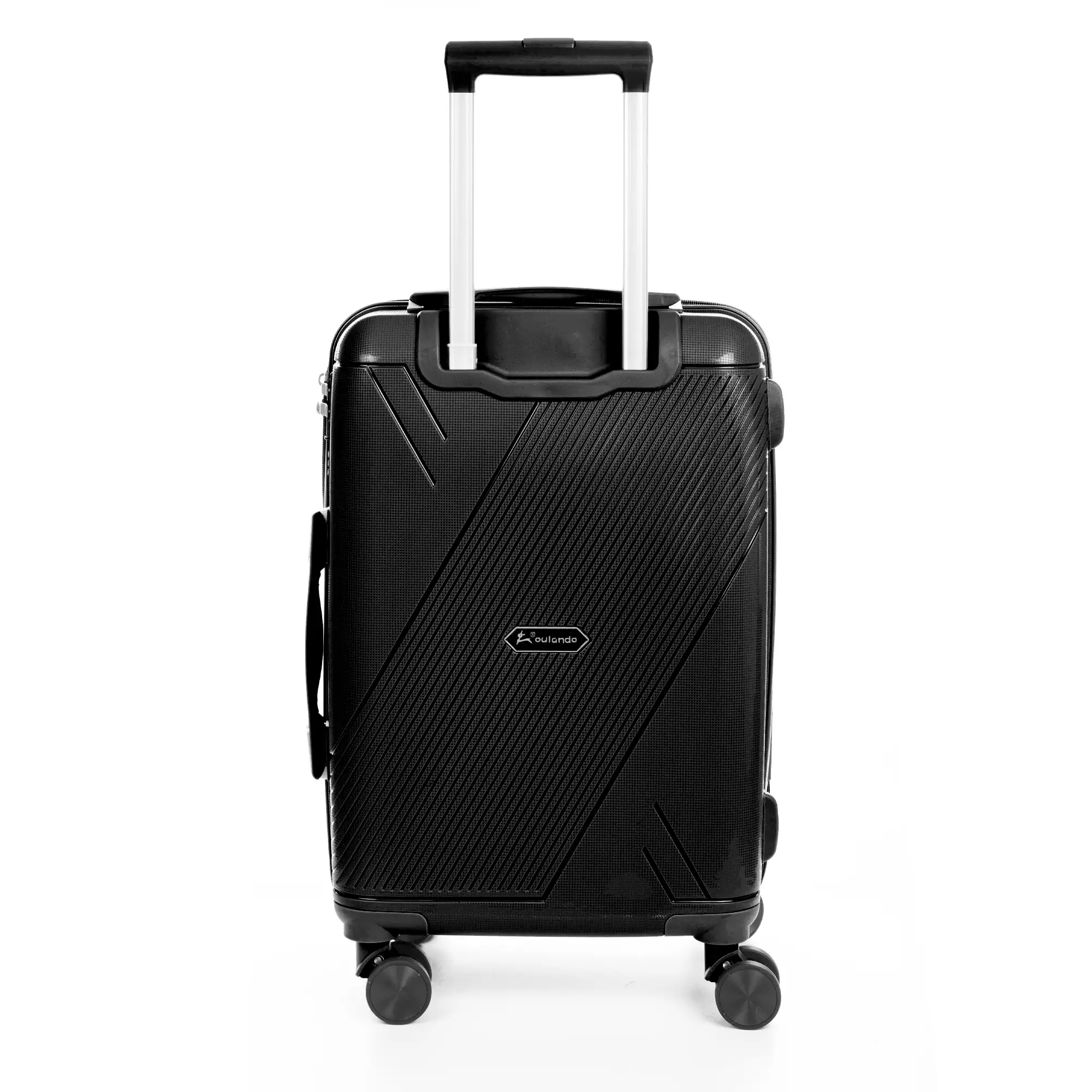 Maleta gran volumen Trolley de PP resistente a la rotura. Cerradura TSA numérica, 4 ruedas dobles giratorias 360°.