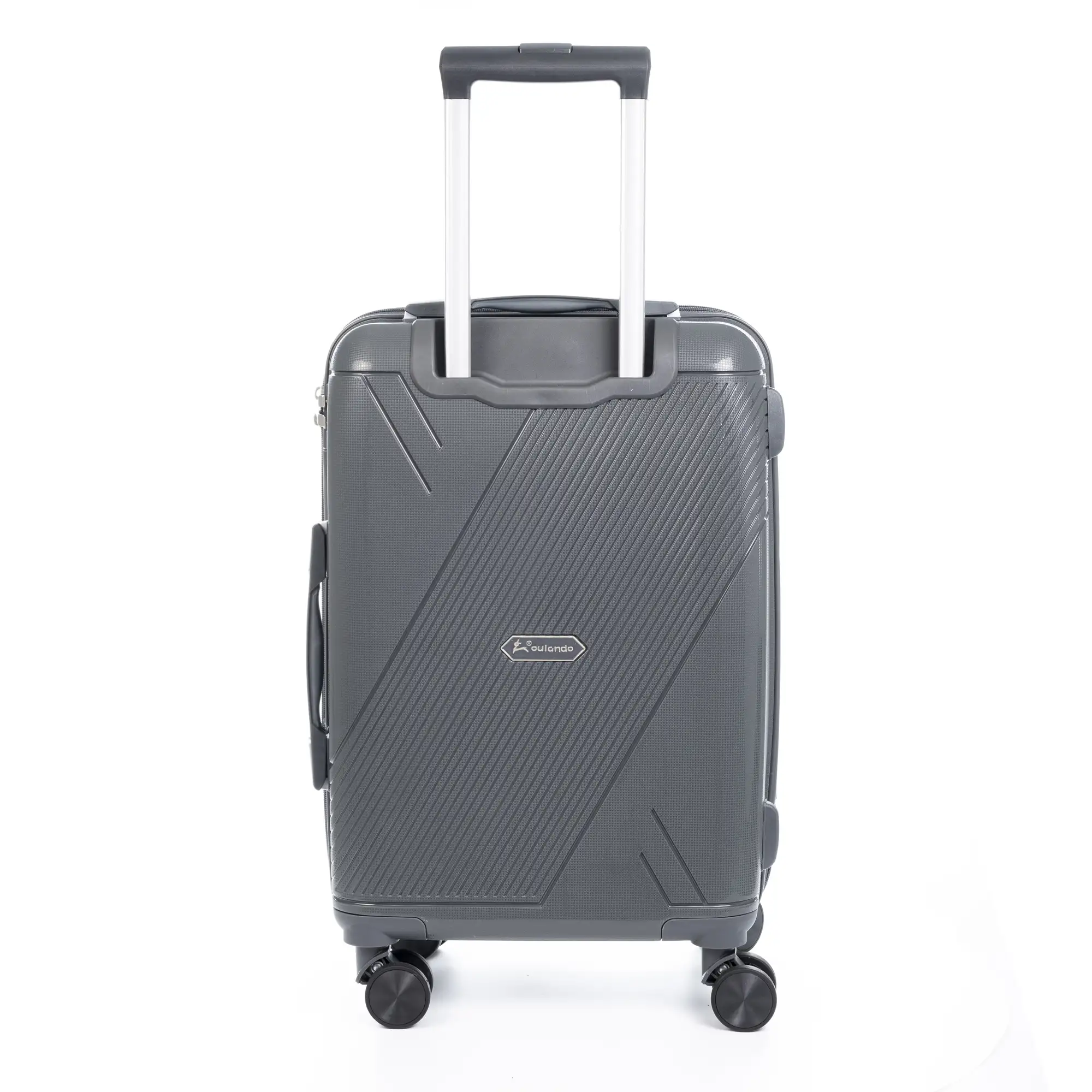 Maleta de cabina Trolley de PP resistente a la rotura. Cerradura TSA numérica, 4 ruedas dobles giratorias 360°.