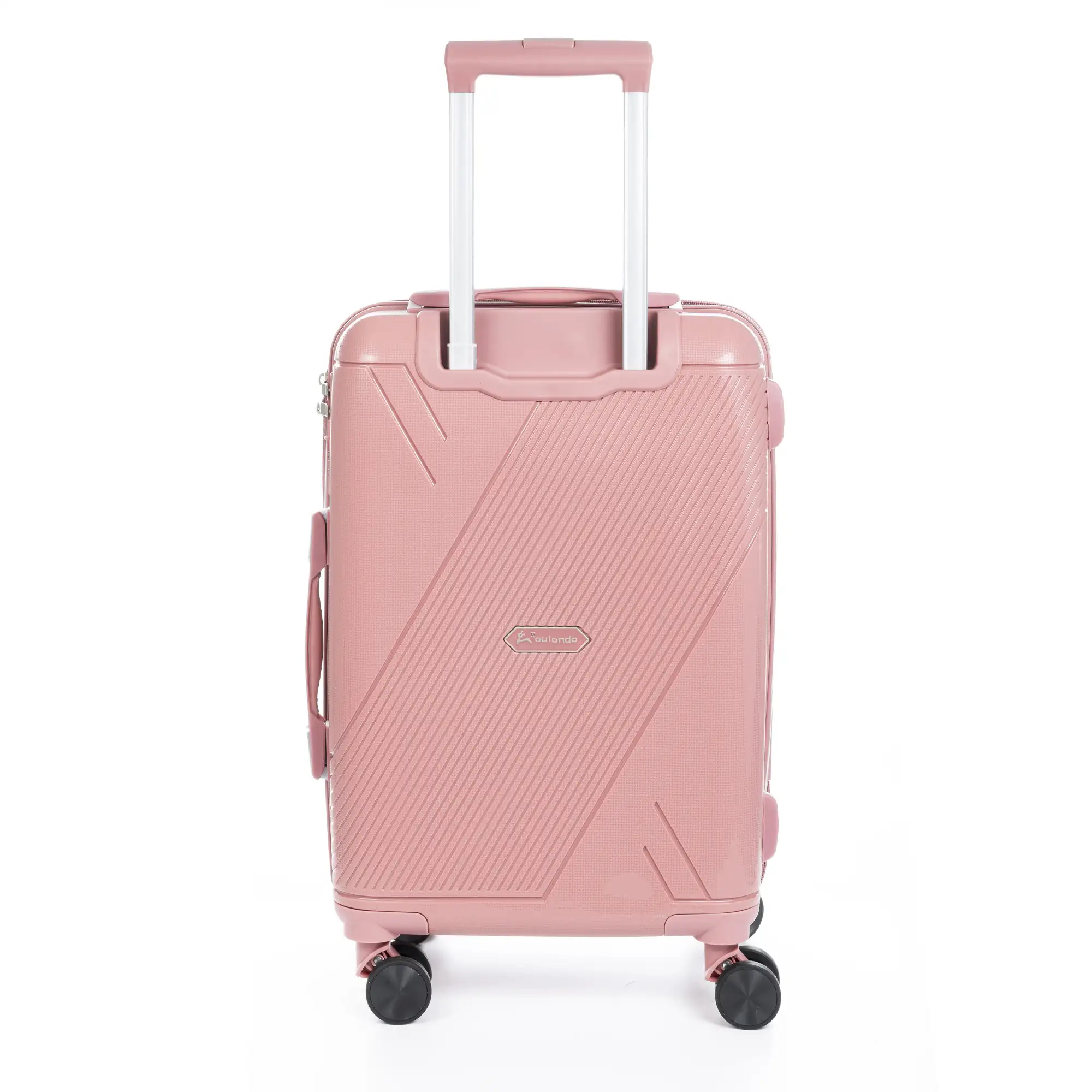 Maleta gran volumen Trolley de PP resistente a la rotura. Cerradura TSA numérica, 4 ruedas dobles giratorias 360°.