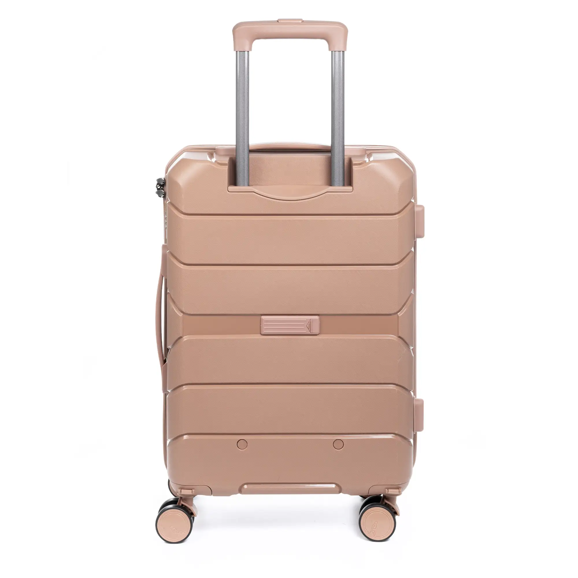 Juego de 2 maletas Trolley, en material ligero PP resistente a la rotura. Cerradura TSA numérica, 4 ruedas dobles giratorias 360°, extraíbles.