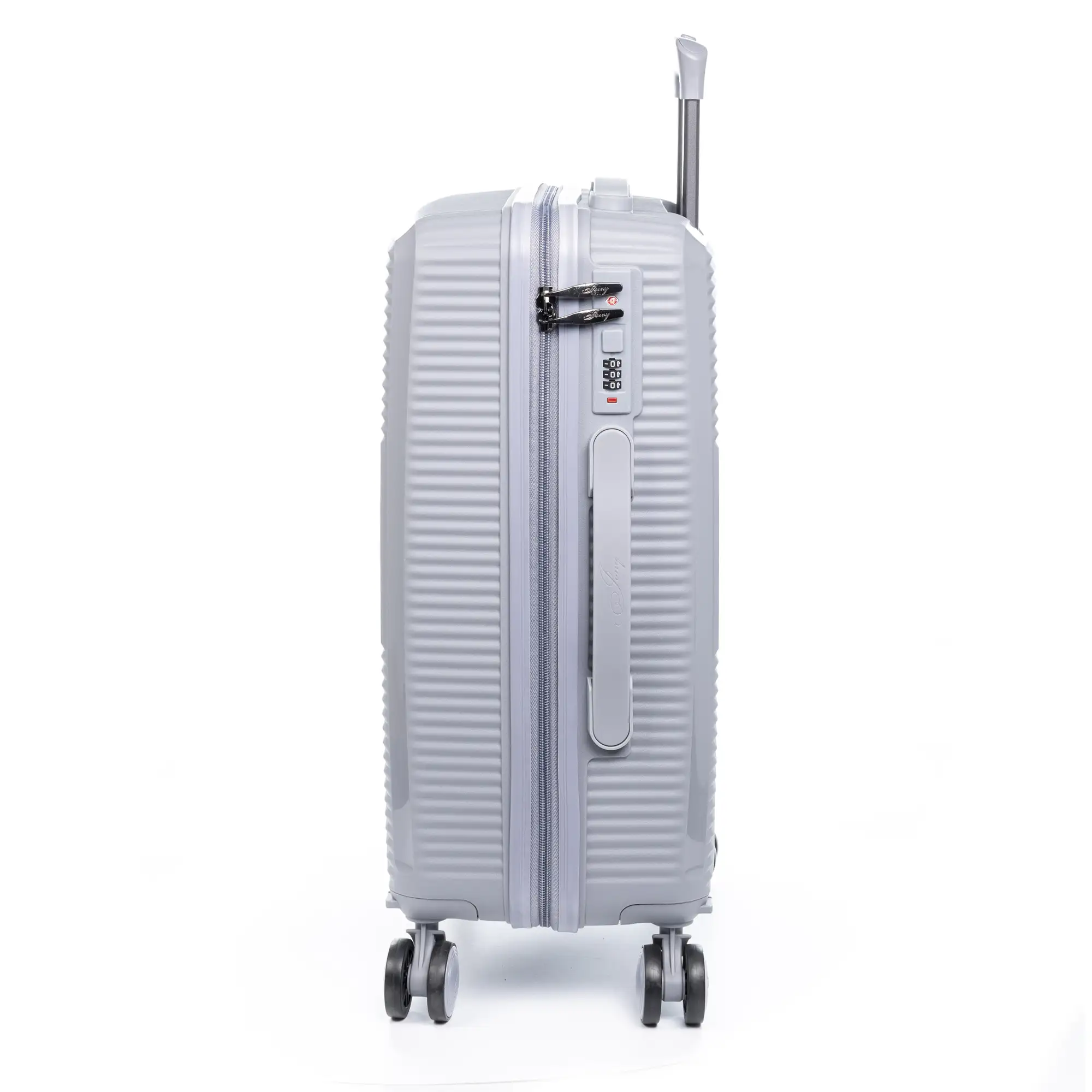 Juego de 2 maletas Trolley, en material ligero PP resistente a la rotura. Cerradura TSA numérica, 4 ruedas dobles giratorias 360°, extraíbles.