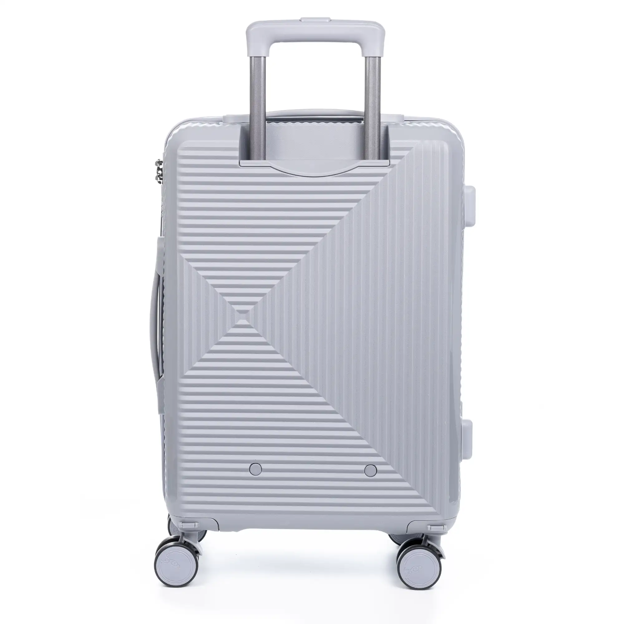 Juego de 2 maletas Trolley, en material ligero PP resistente a la rotura. Cerradura TSA numérica, 4 ruedas dobles giratorias 360°, extraíbles.