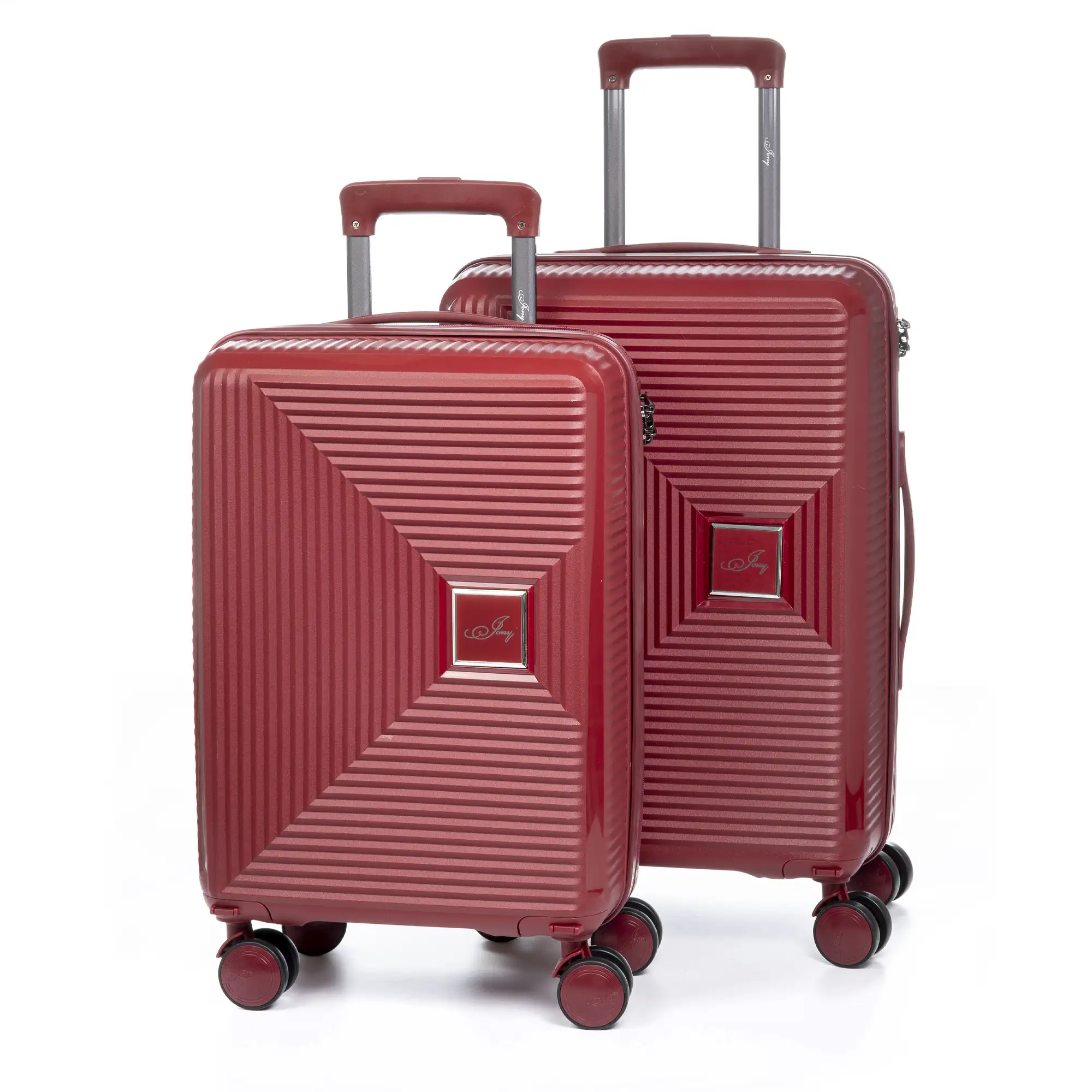 Juego de 2 maletas Trolley, en material ligero PP resistente a la rotura. Cerradura TSA numérica, 4 ruedas dobles giratorias 360°, extraíbles.