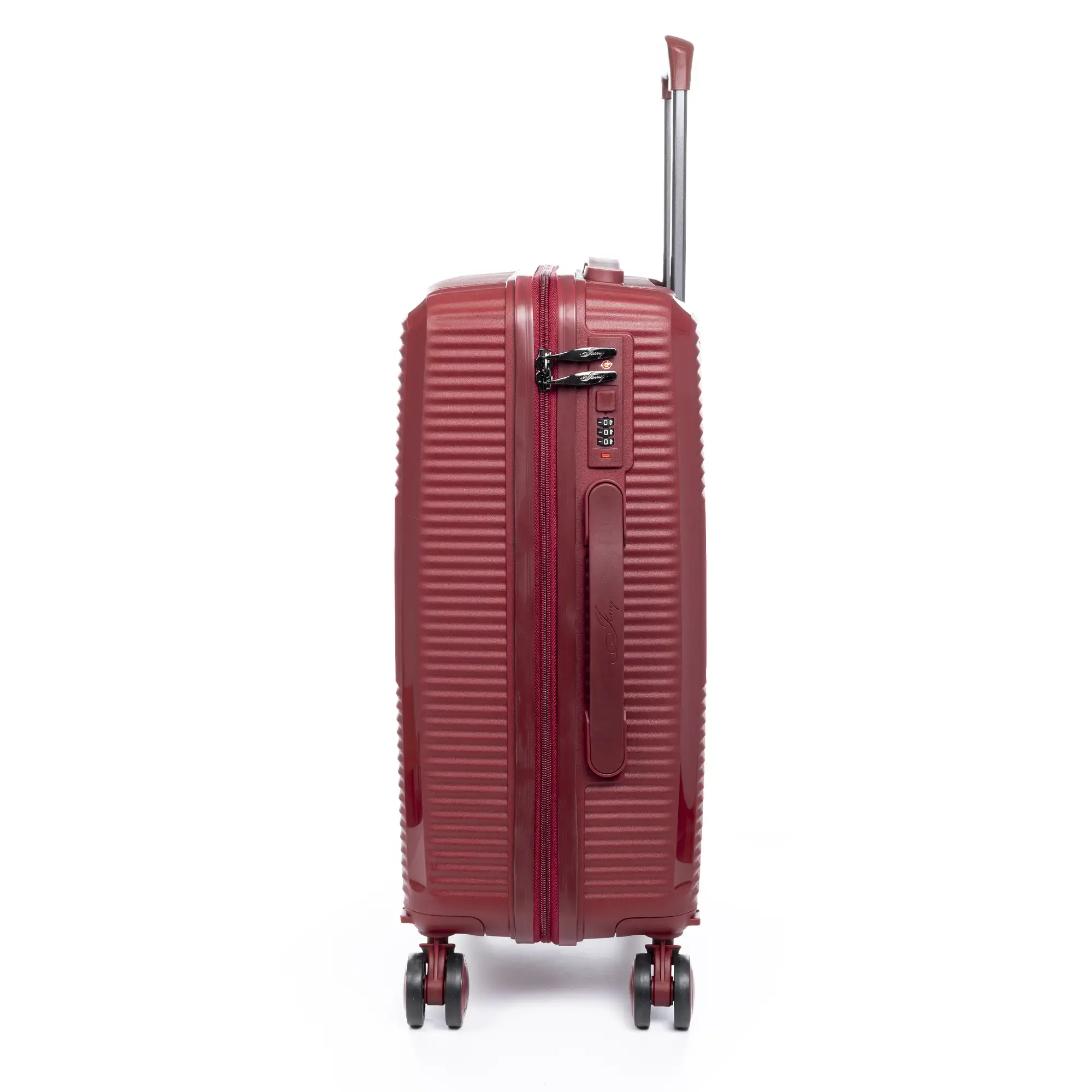 Juego de 2 maletas Trolley, en material ligero PP resistente a la rotura. Cerradura TSA numérica, 4 ruedas dobles giratorias 360°, extraíbles.