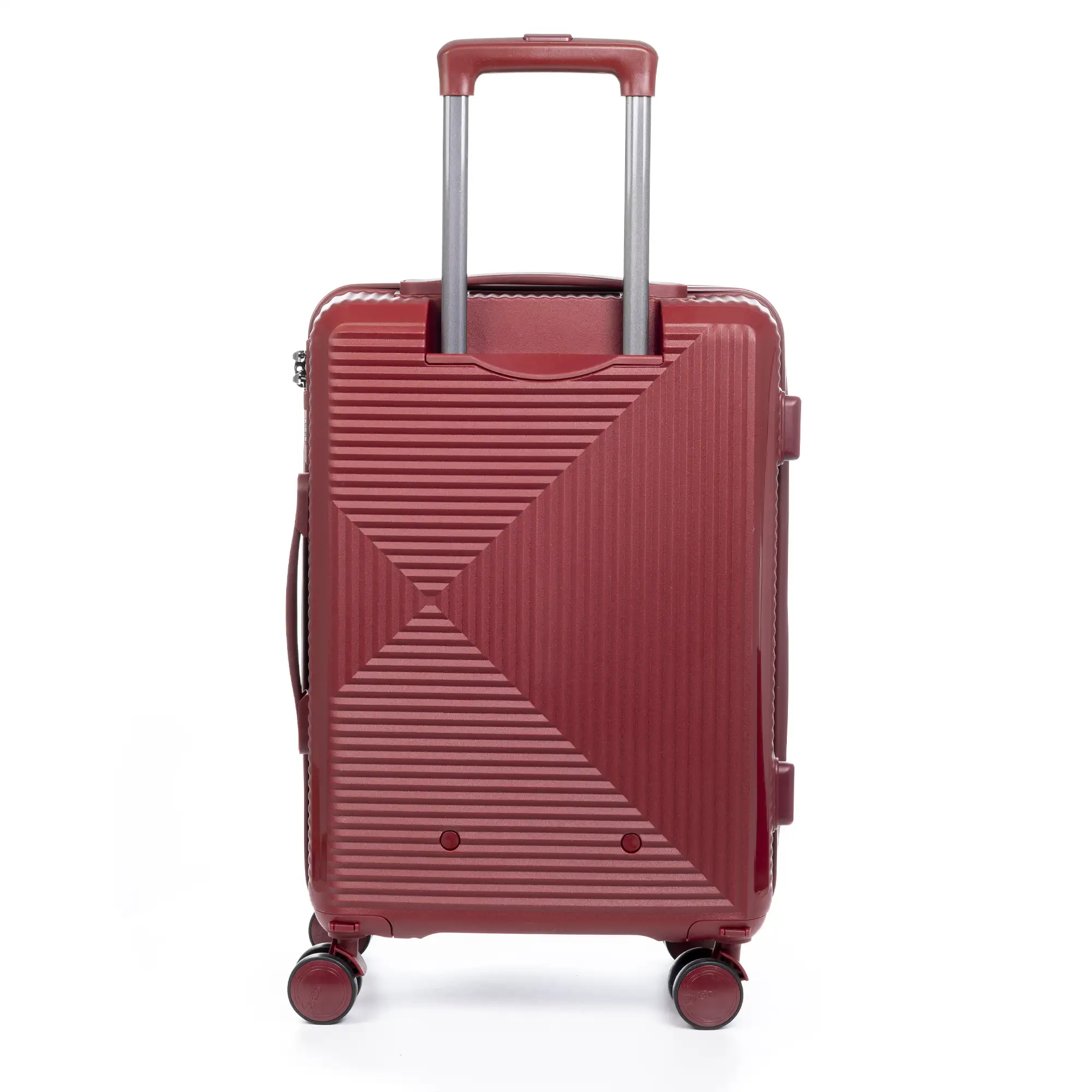 Juego de 2 maletas Trolley, en material ligero PP resistente a la rotura. Cerradura TSA numérica, 4 ruedas dobles giratorias 360°, extraíbles.