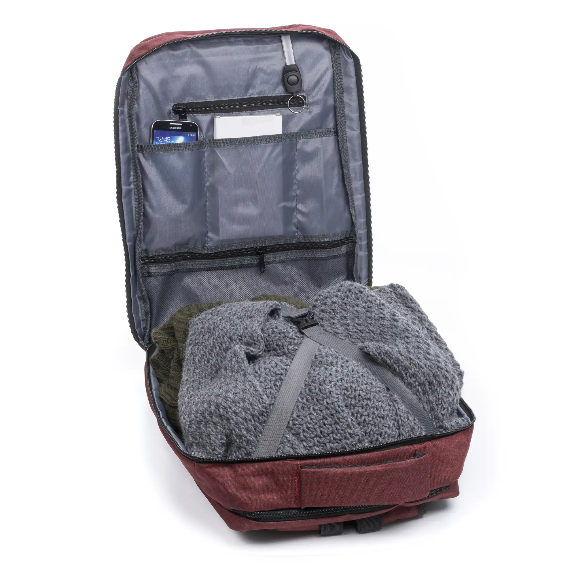 Mochila cabina multi compartimento, porta Laptop 17