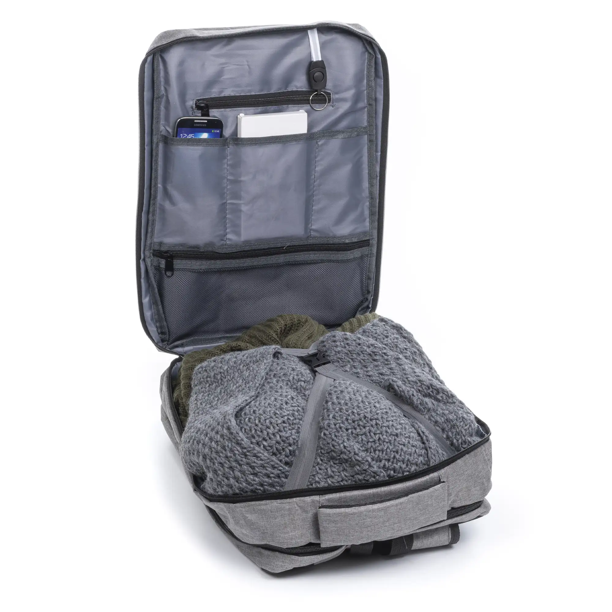 Mochila cabina multi compartimento, porta Laptop 17