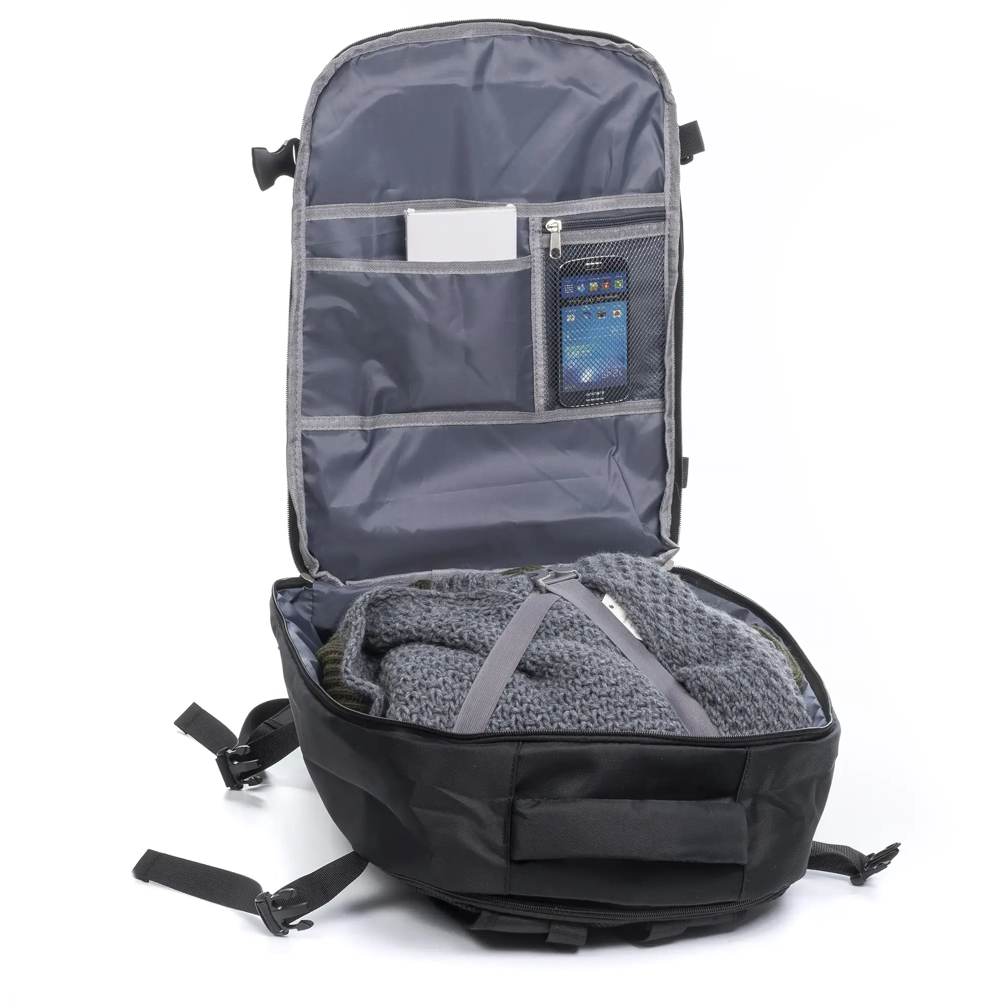 Mochila cabina multi compartimento, porta Laptop 17