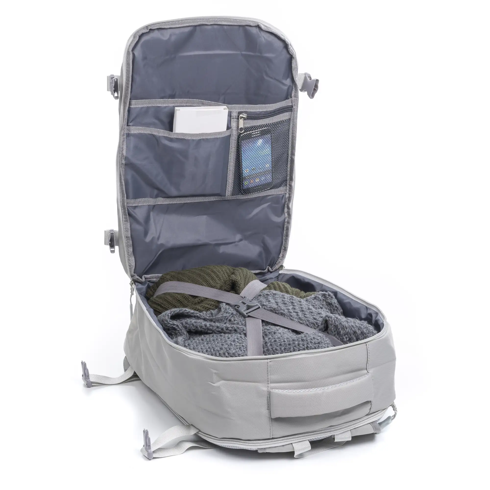 Mochila cabina multi compartimento, porta Laptop 17
